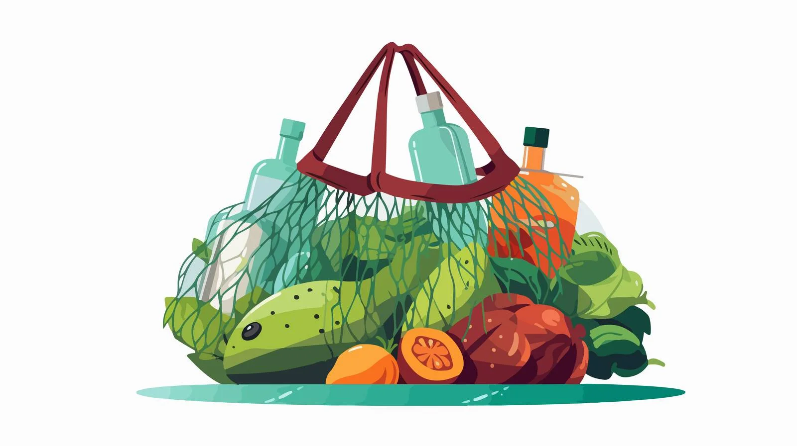 Shopping Bag Filled with Various Products — free download from Dotvec