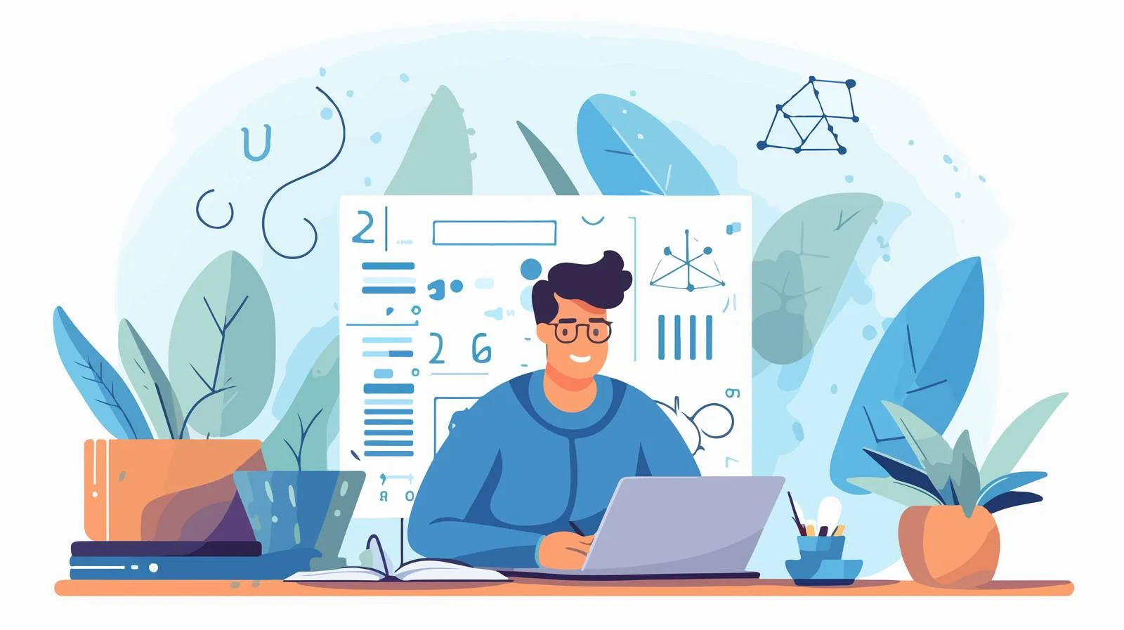 Virtual Math Learning Session for Students — free download from Dotvec