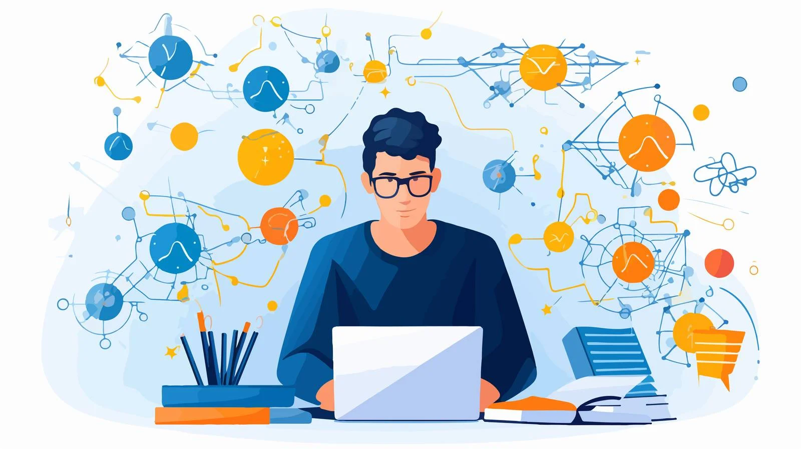 Educational Reflection: Student Contemplating Learning Journey – free academic growth image from Dotvec