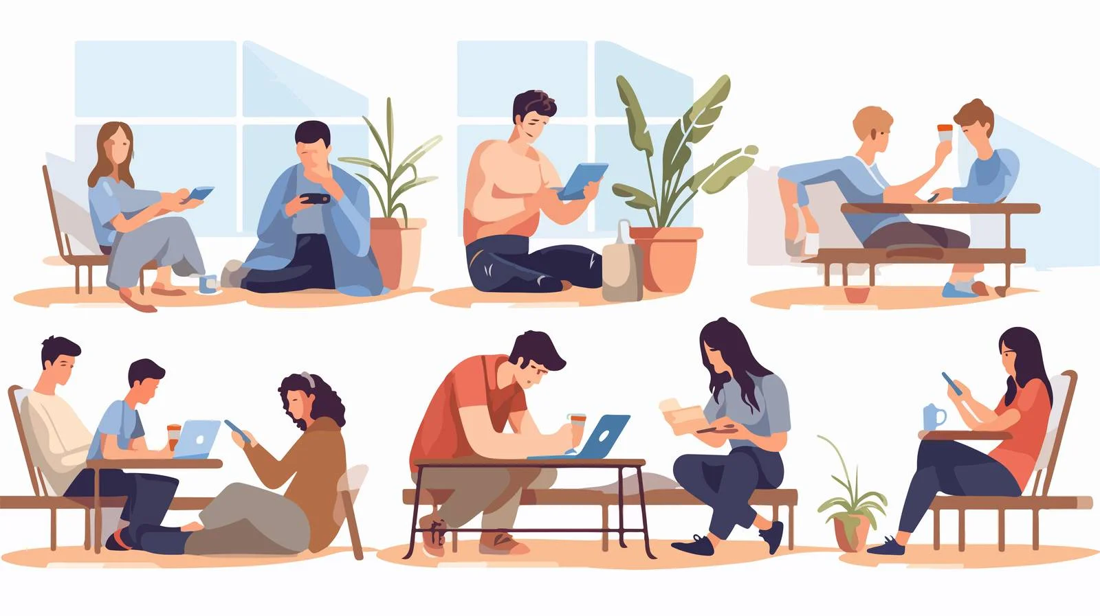 Classroom Setting with Students Observing Presentation — free download from Dotvec