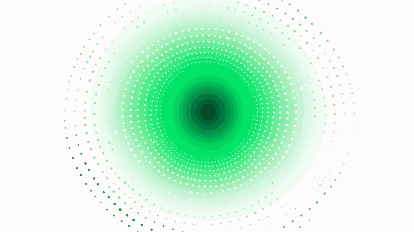 Green Dot Circle Halo Background — free download from Dotvec