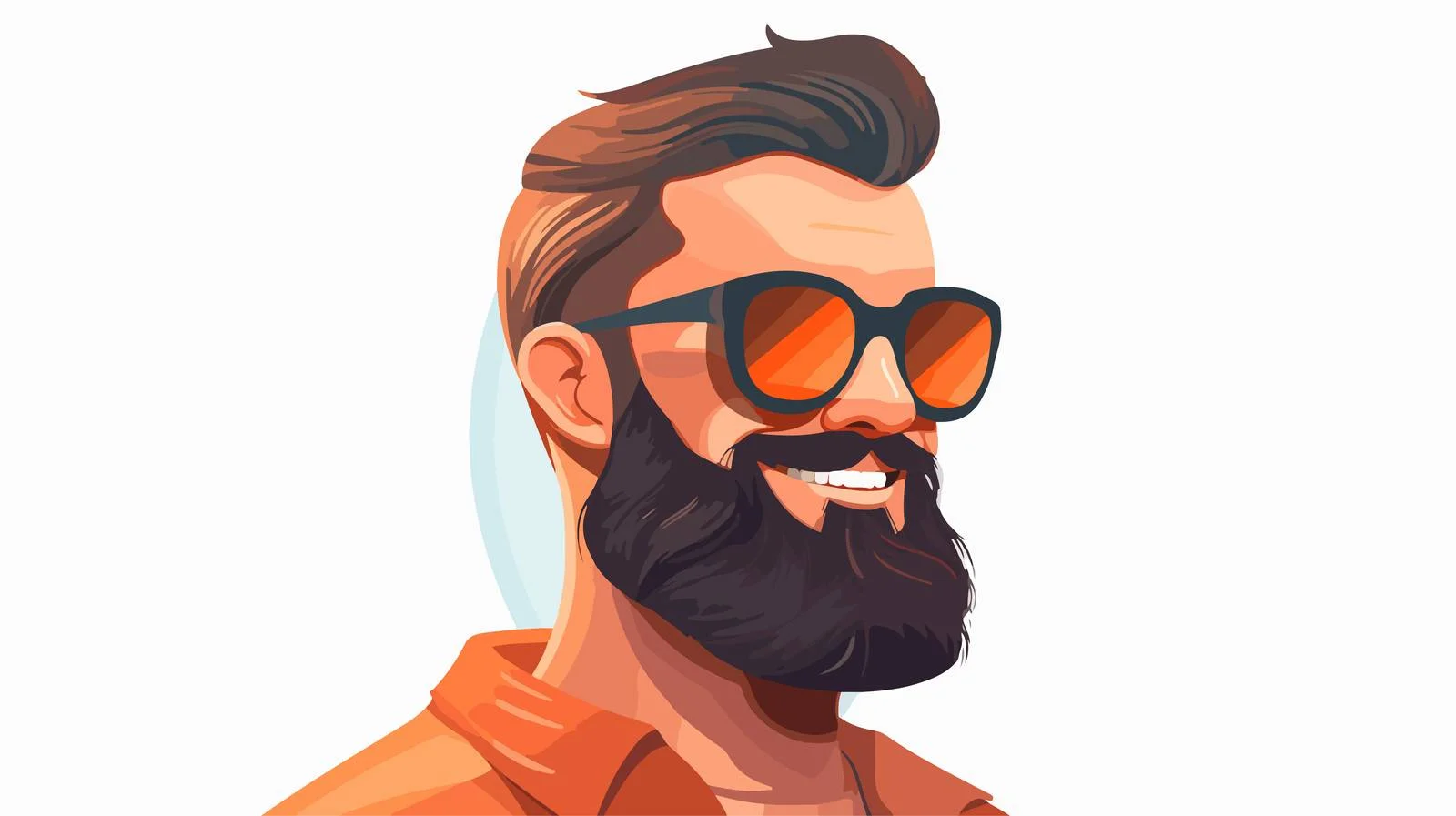 Fashionable man with trendy shades holding blank banner — free download from Dotvec