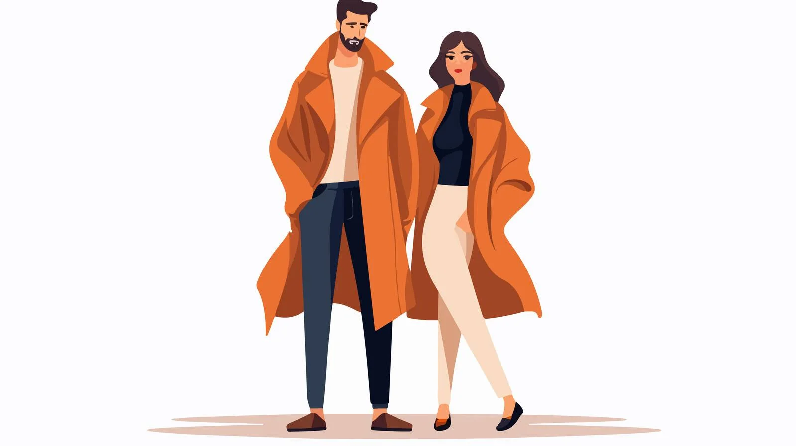 Fashionable Couple in Elegant Attire — free download from Dotvec