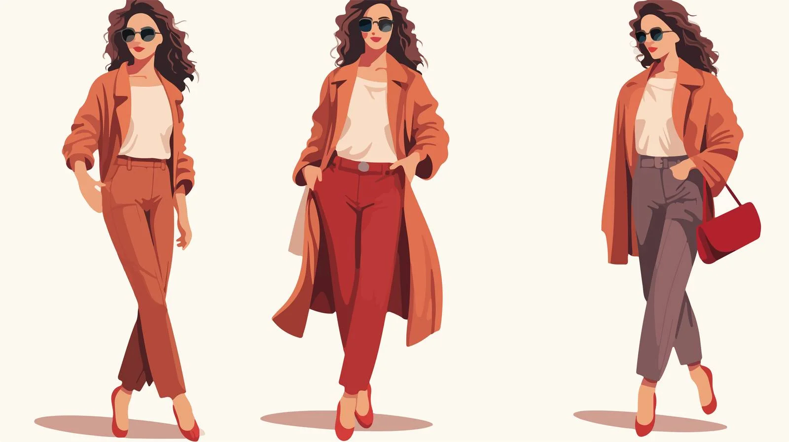 Elegant Fashionable Woman in Modern Attire — free download from Dotvec