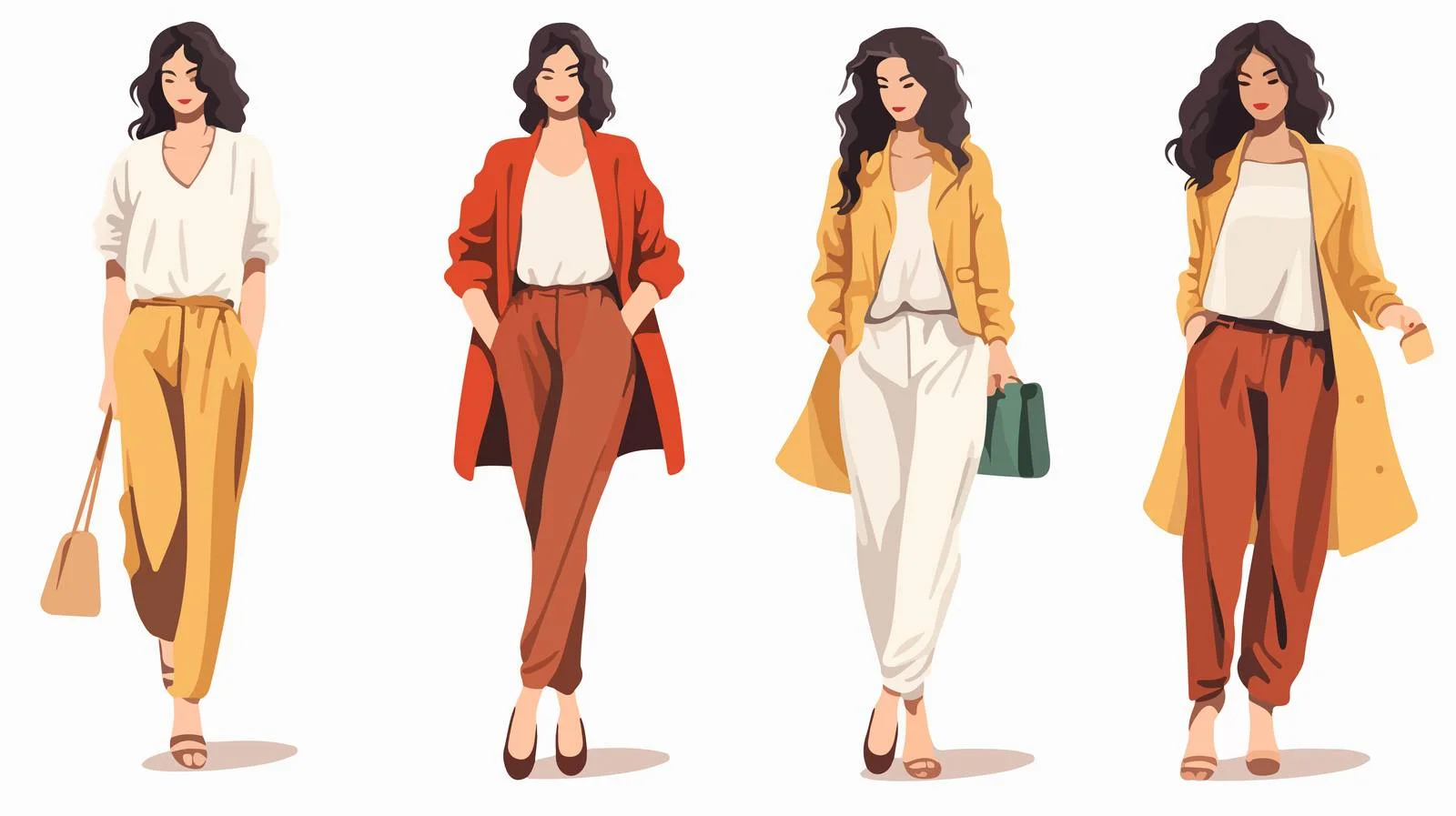 Elegant Fashionable Woman in Stylish Attire — free download from Dotvec