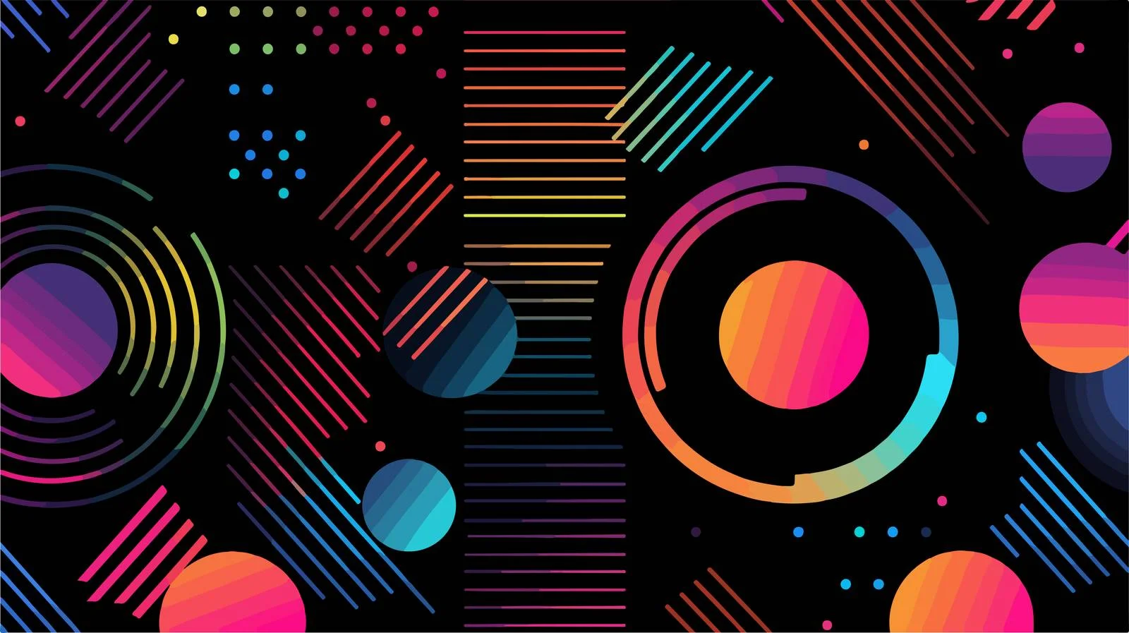 Elegant Retro Futuristic Gradient Seamless Design — free download from Dotvec