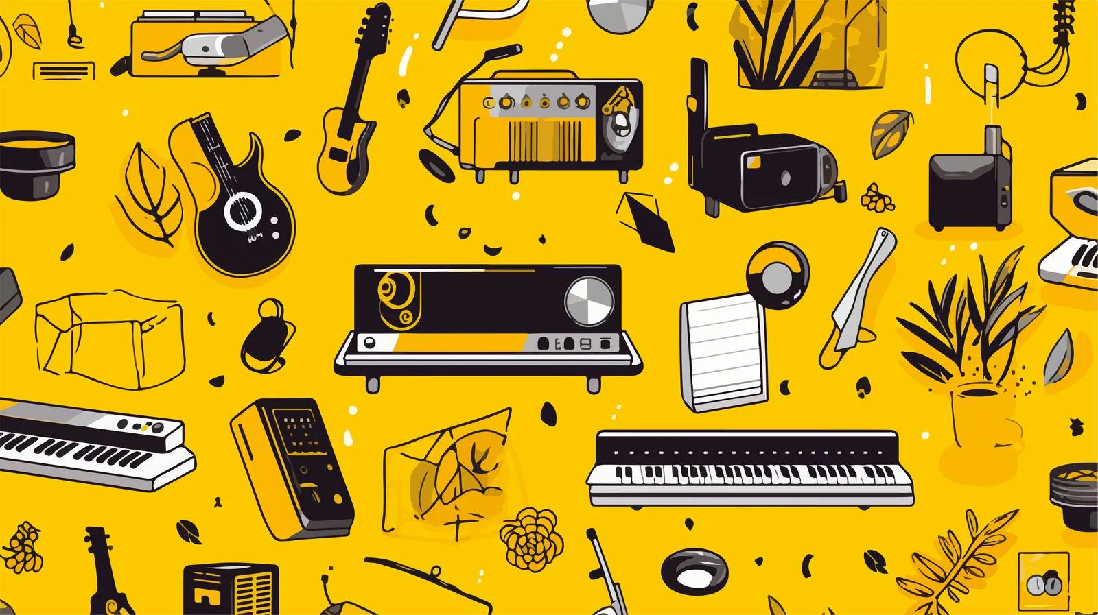 Vintage Seamless Design with Classic Elements — free download from Dotvec