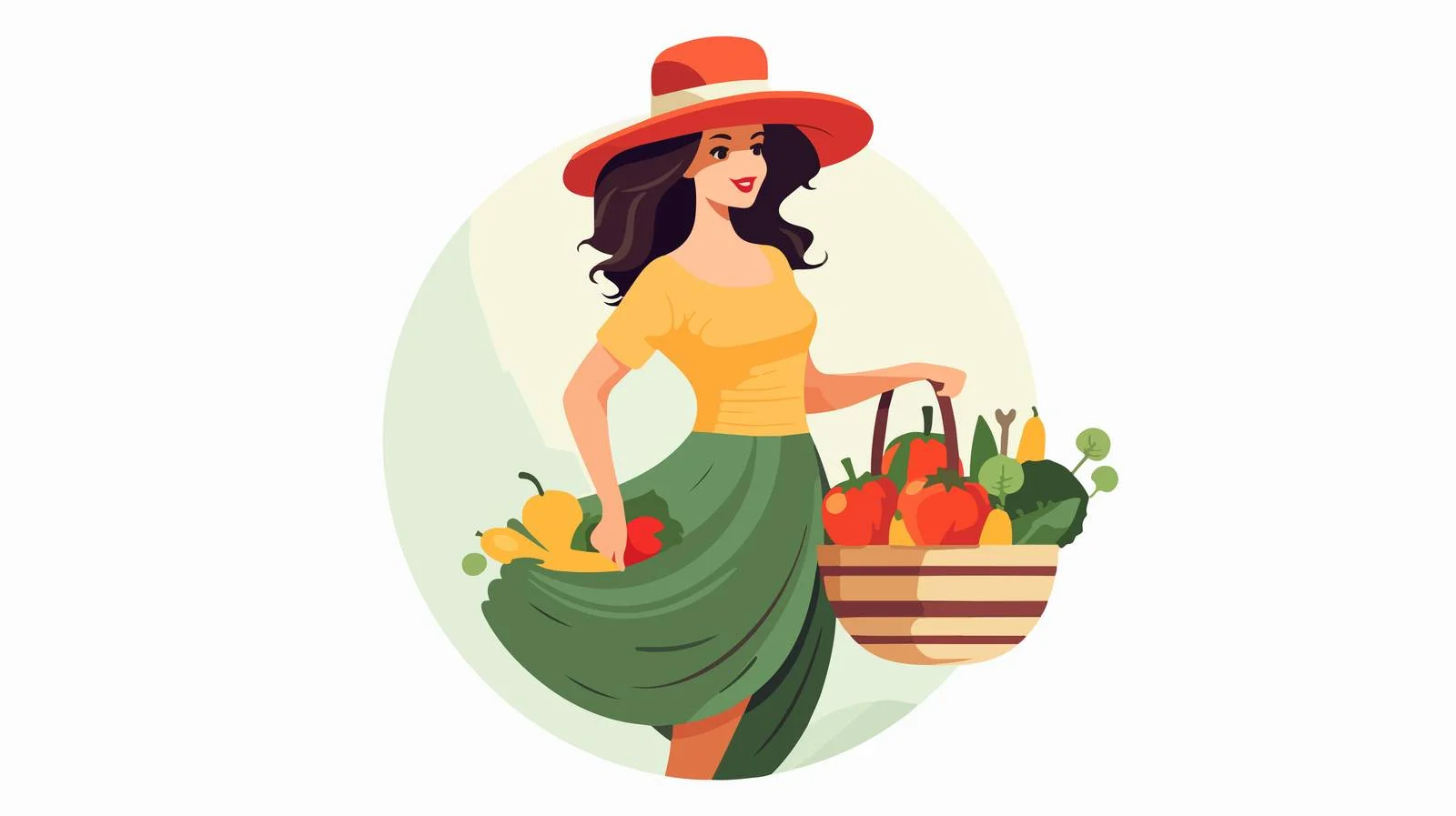 Chic Pregnant Lady in Hat Portrait — free download from Dotvec