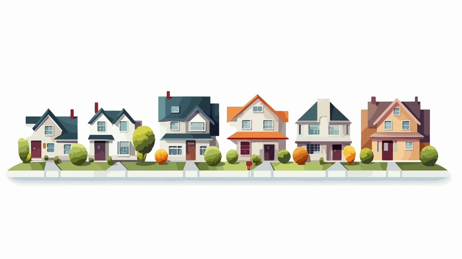 Serenity of Suburban Residential Real Estate — free download from Dotvec