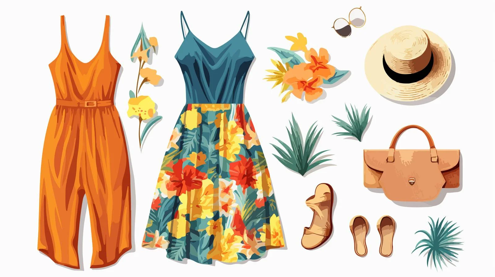 Chic Summer Women's Sleeveless Apparel Collection — free download from Dotvec