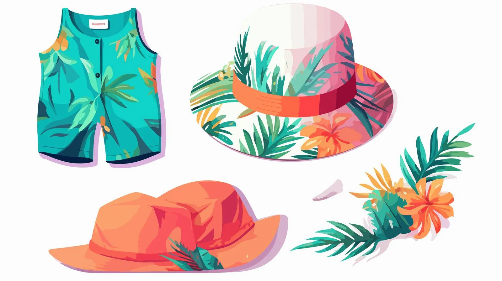 Chic Summer Apparel and Accessory Collection — free download from Dotvec