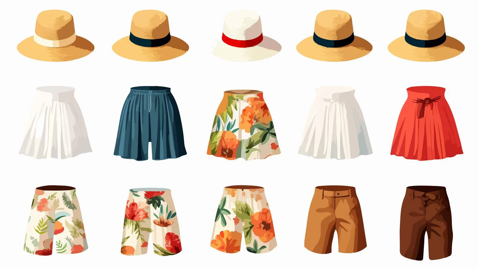 Chic Women's Summer Holiday Fashion Collection — free download from Dotvec