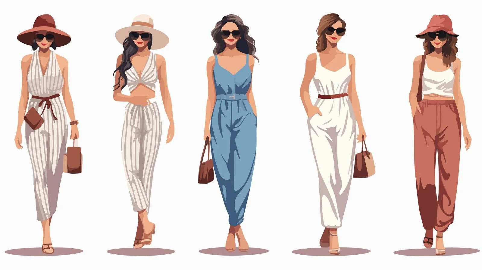 Chic Sleeveless Jumpsuit for Summer Fashion — free download from Dotvec