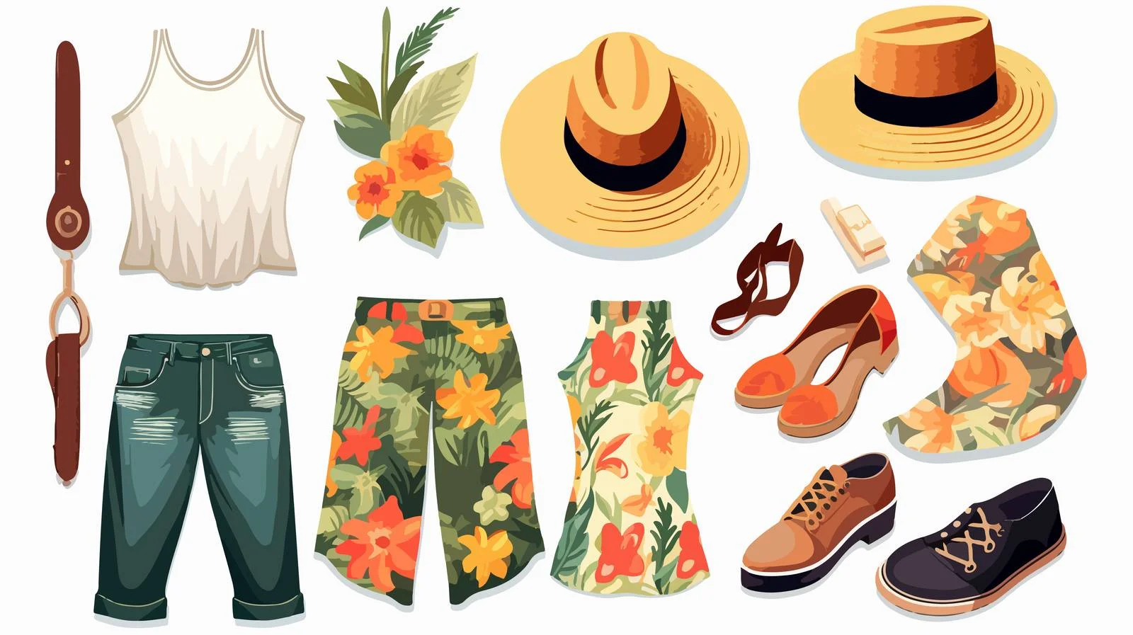 Chic Summer Women's Casual Attire — free download from Dotvec