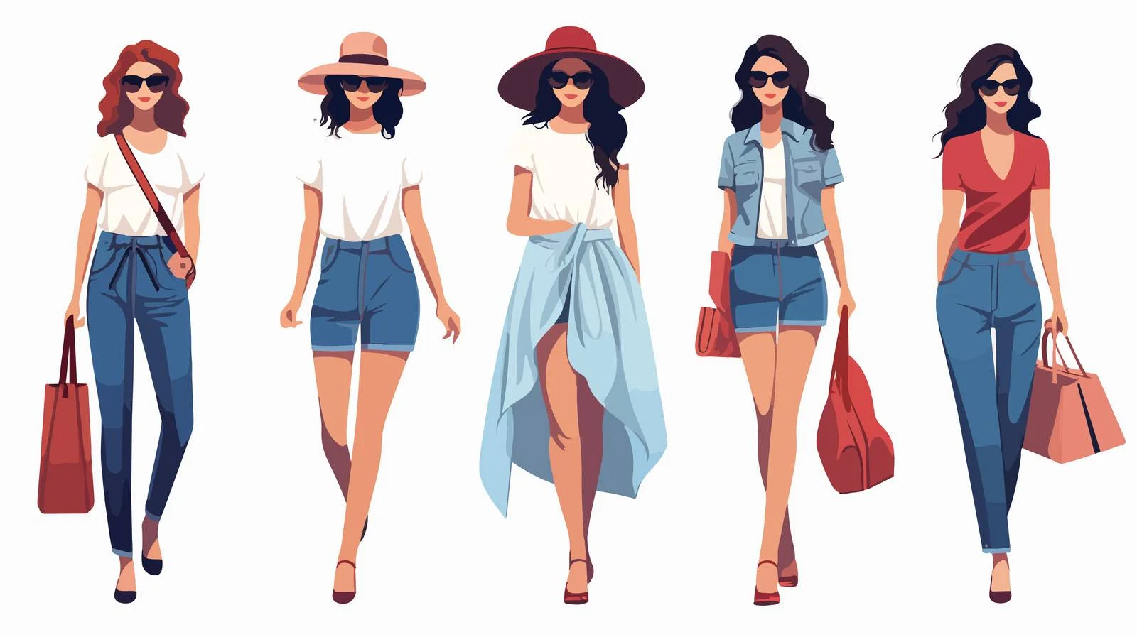 Chic Women's Summer Casual Apparel Collection — free download from Dotvec