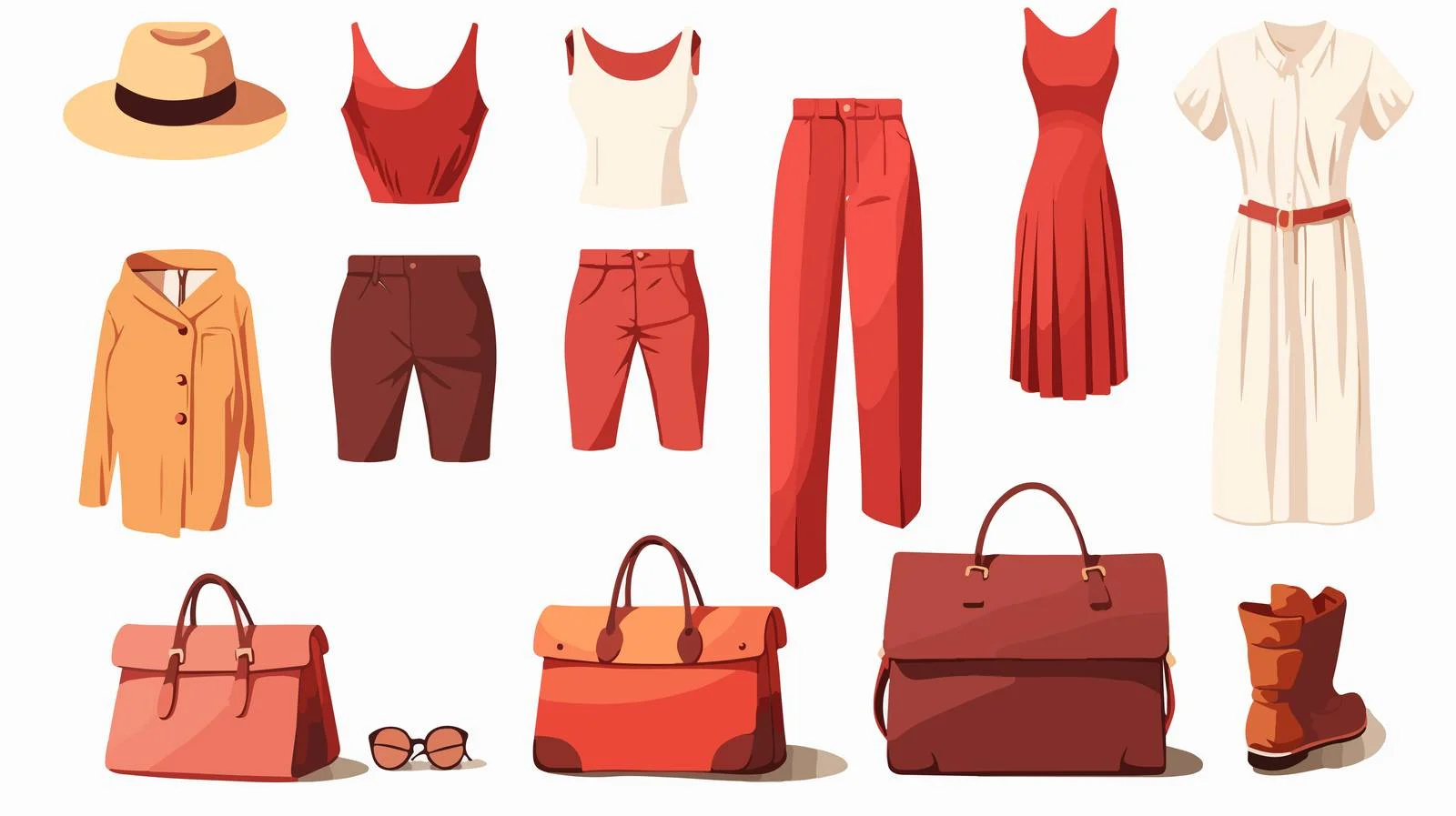 Chic Casual Summer Clothing Set for Women — free download from Dotvec