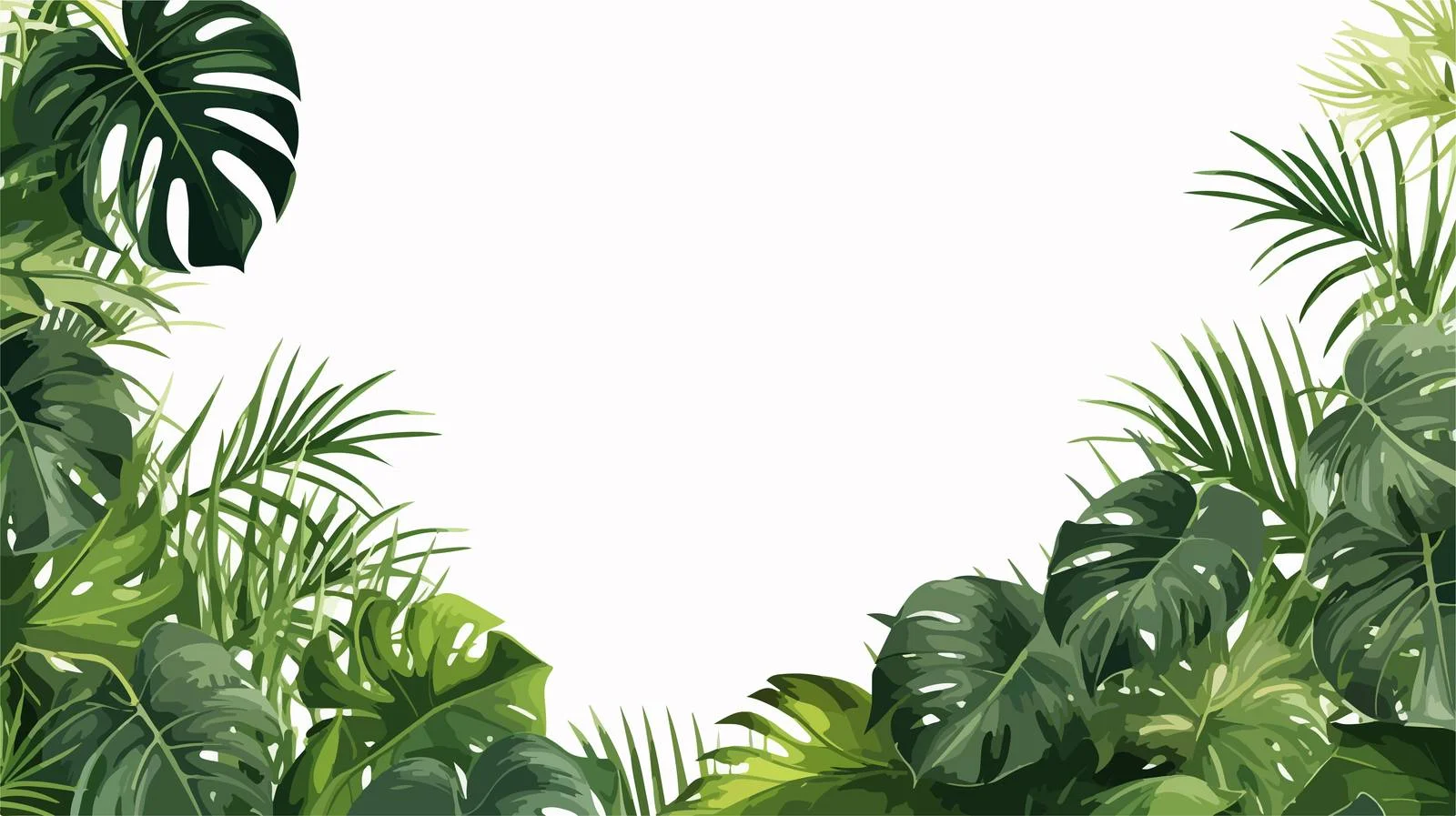 Tropical paradise with exotic palm tree — free download from Dotvec
