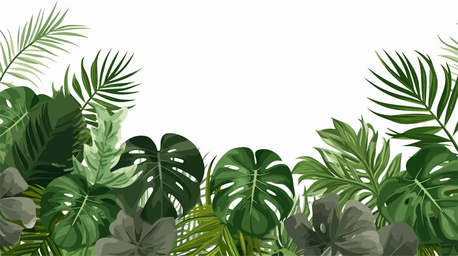 Tropical palm tree paradise backdrop — free download from Dotvec