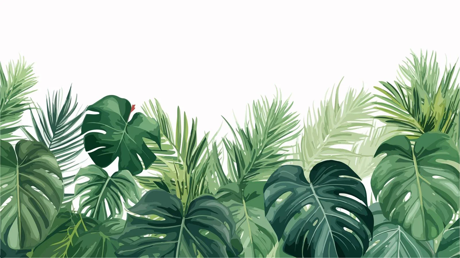 Tranquil Summer Palm Paradise Background — free download from Dotvec