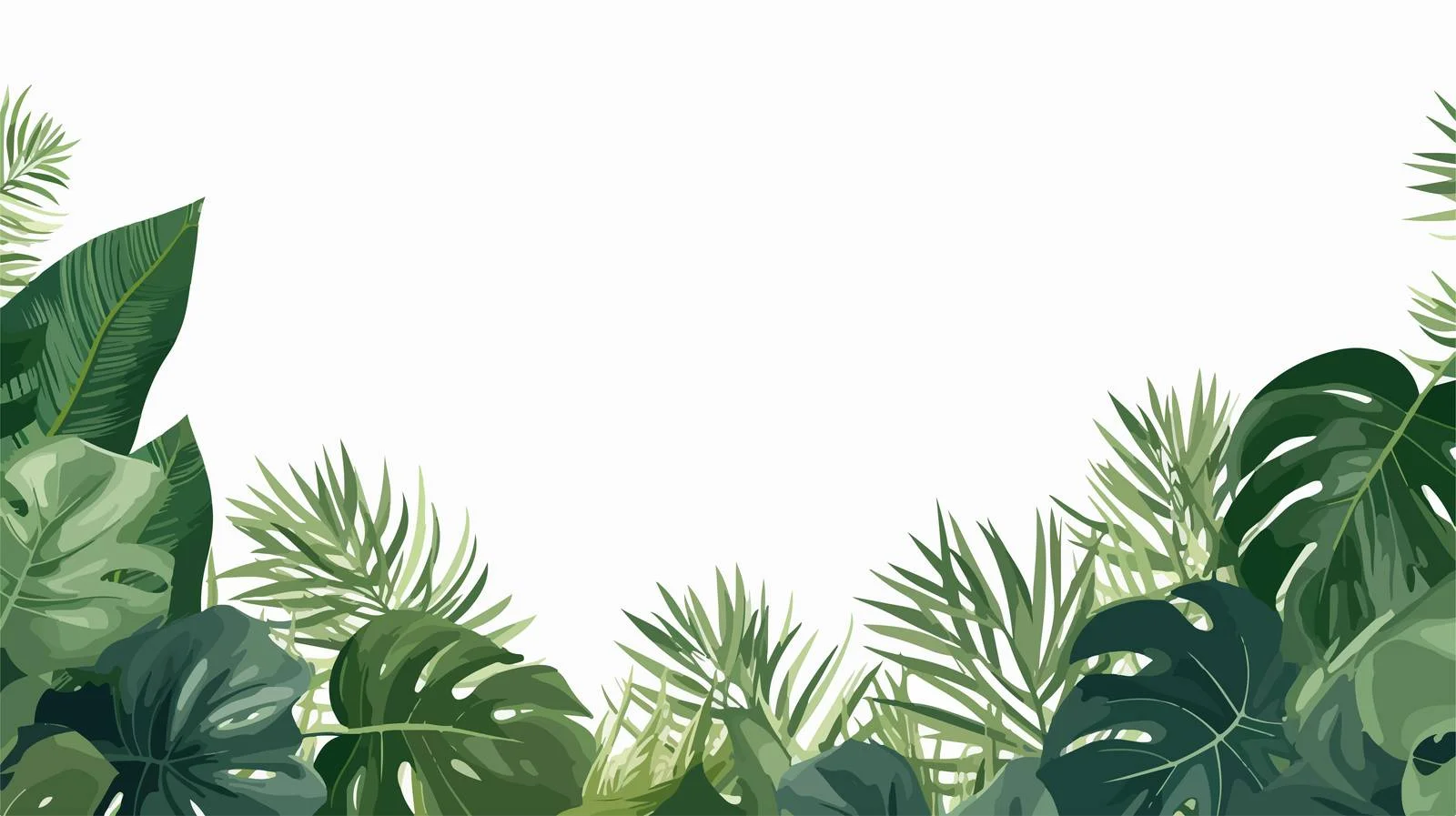 Tropical oasis with exotic palm tree — free download from Dotvec