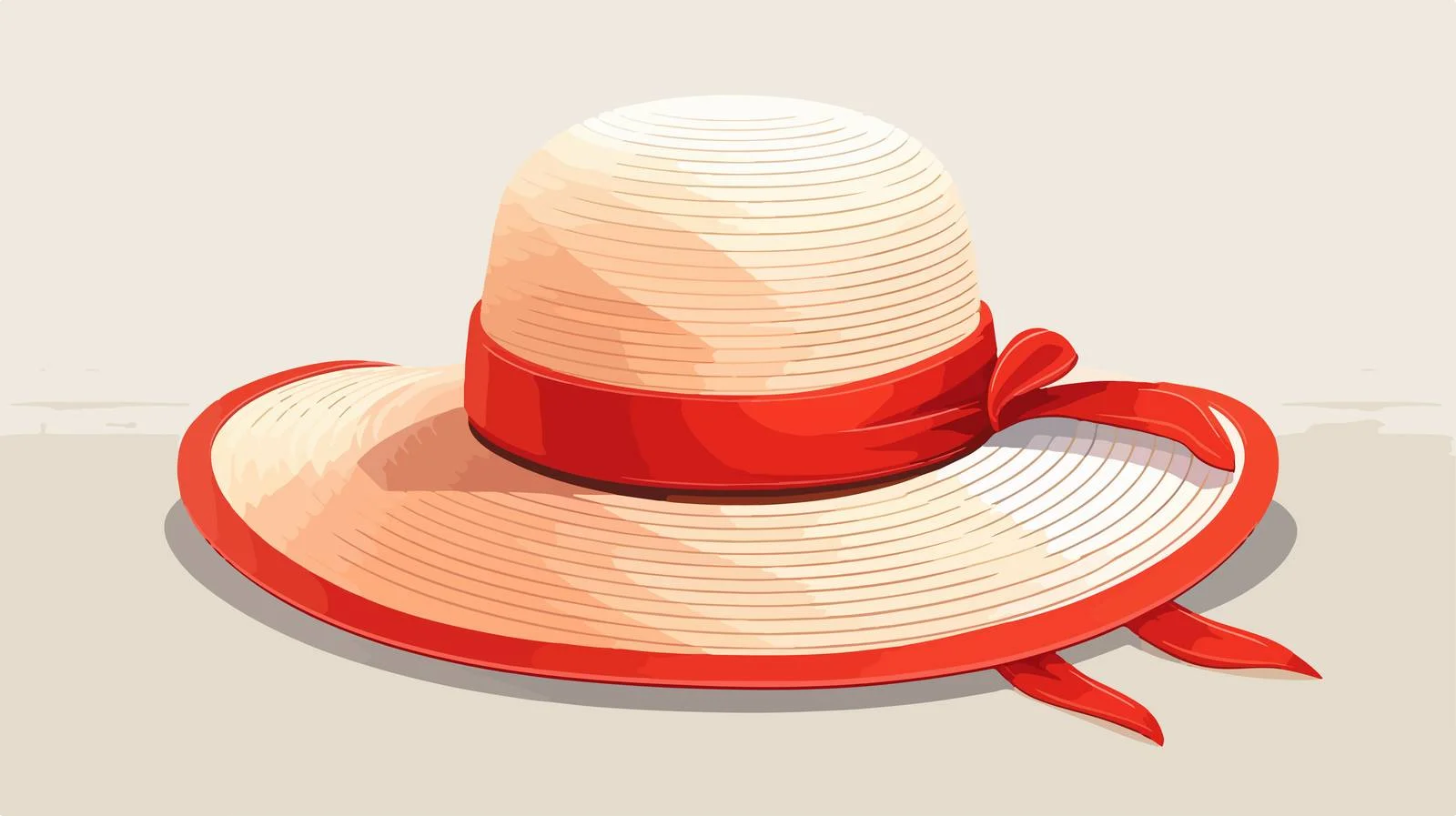 Stylish Beach Straw Hat on Sunny Day — free download from Dotvec