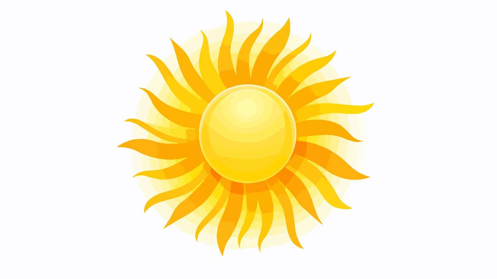 Radiant Summer Sun Icon Design — free download from Dotvec