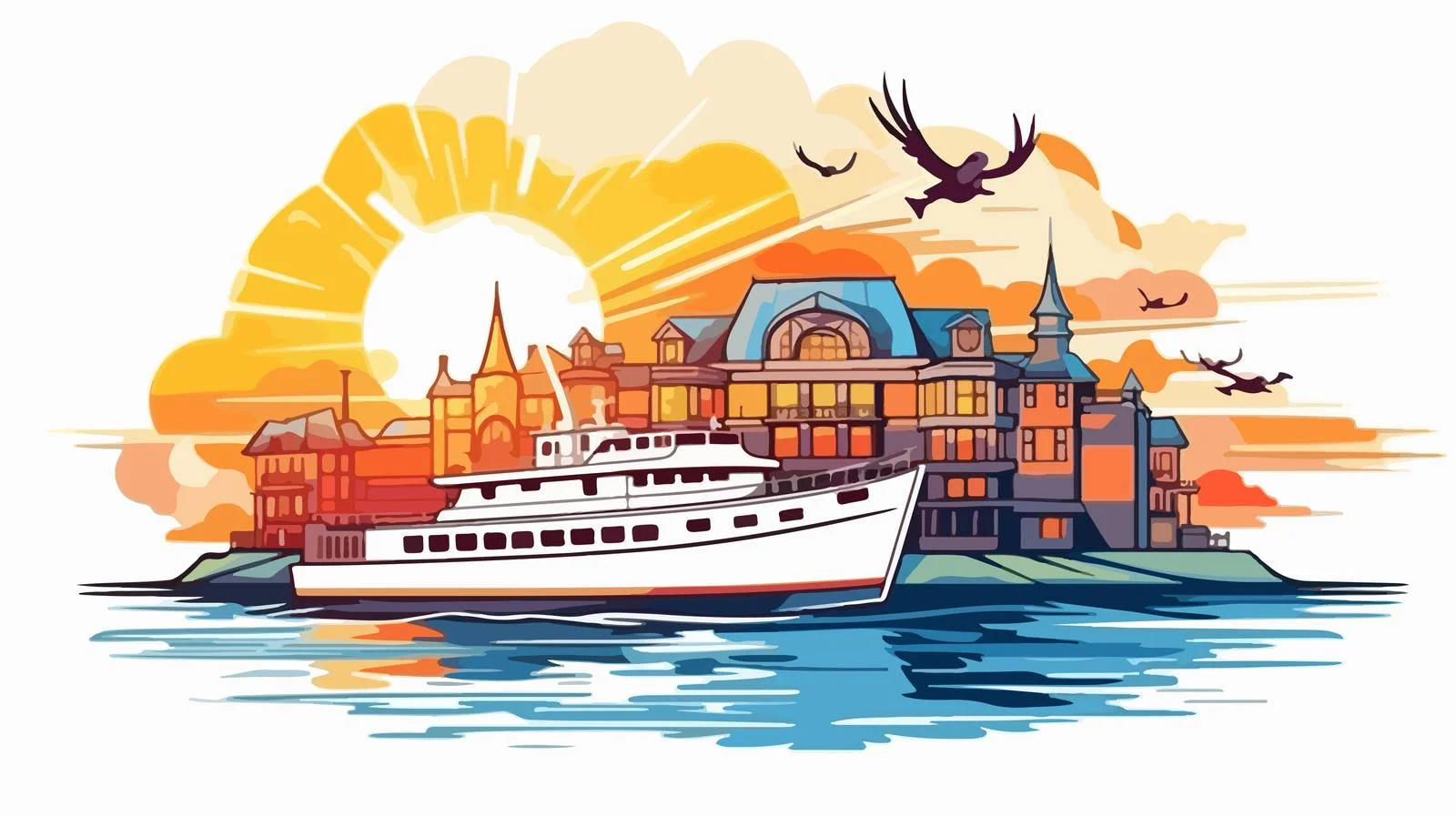 Luxurious Summer Hotel Amidst Scenic Landscape — free download from Dotvec