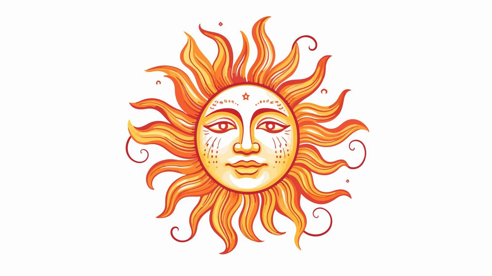 Hand-Drawn Sun Face Sketch Vector Illustration — free download from Dotvec