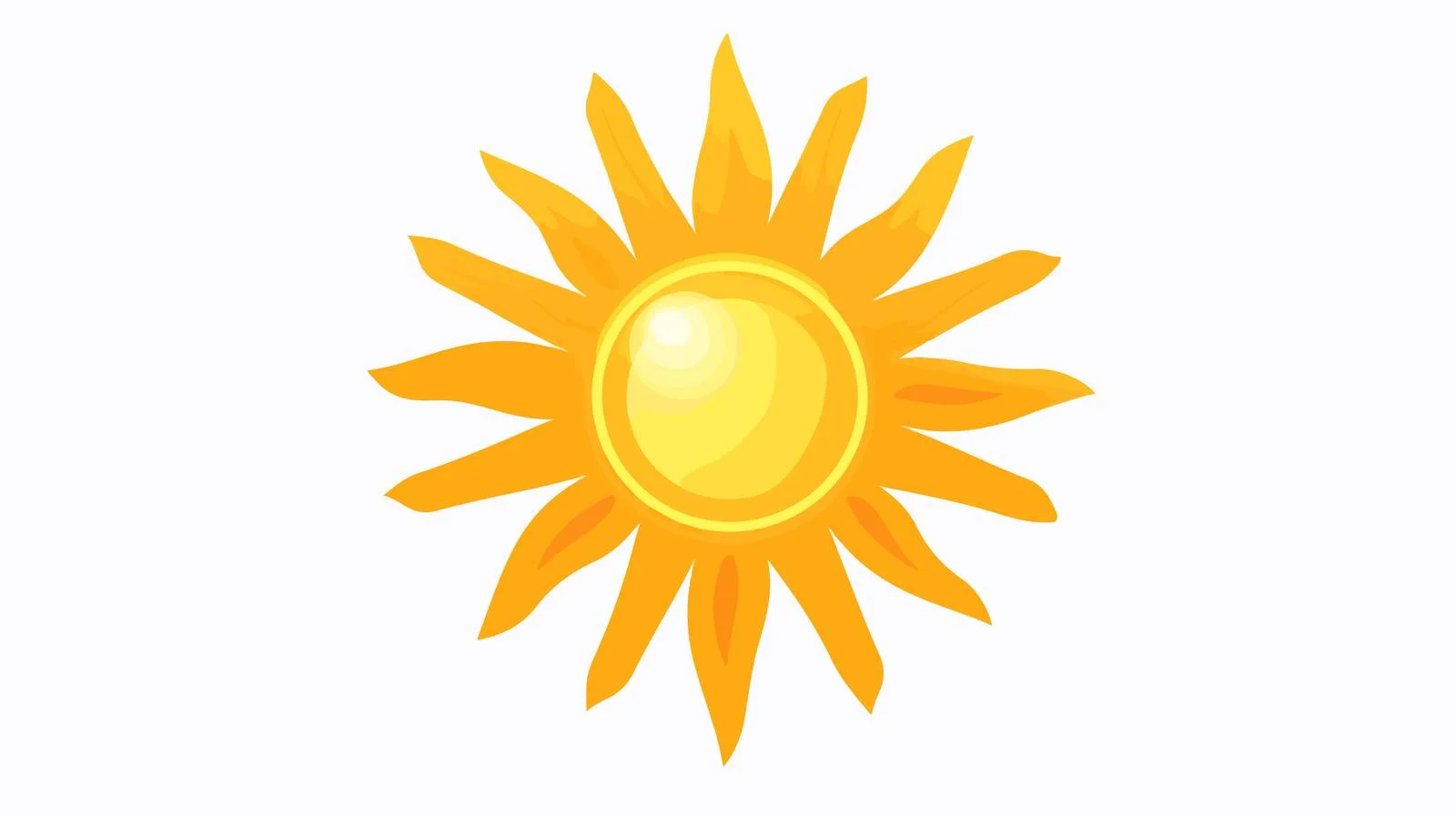 Bright Sun Silhouette Icon — free download from Dotvec