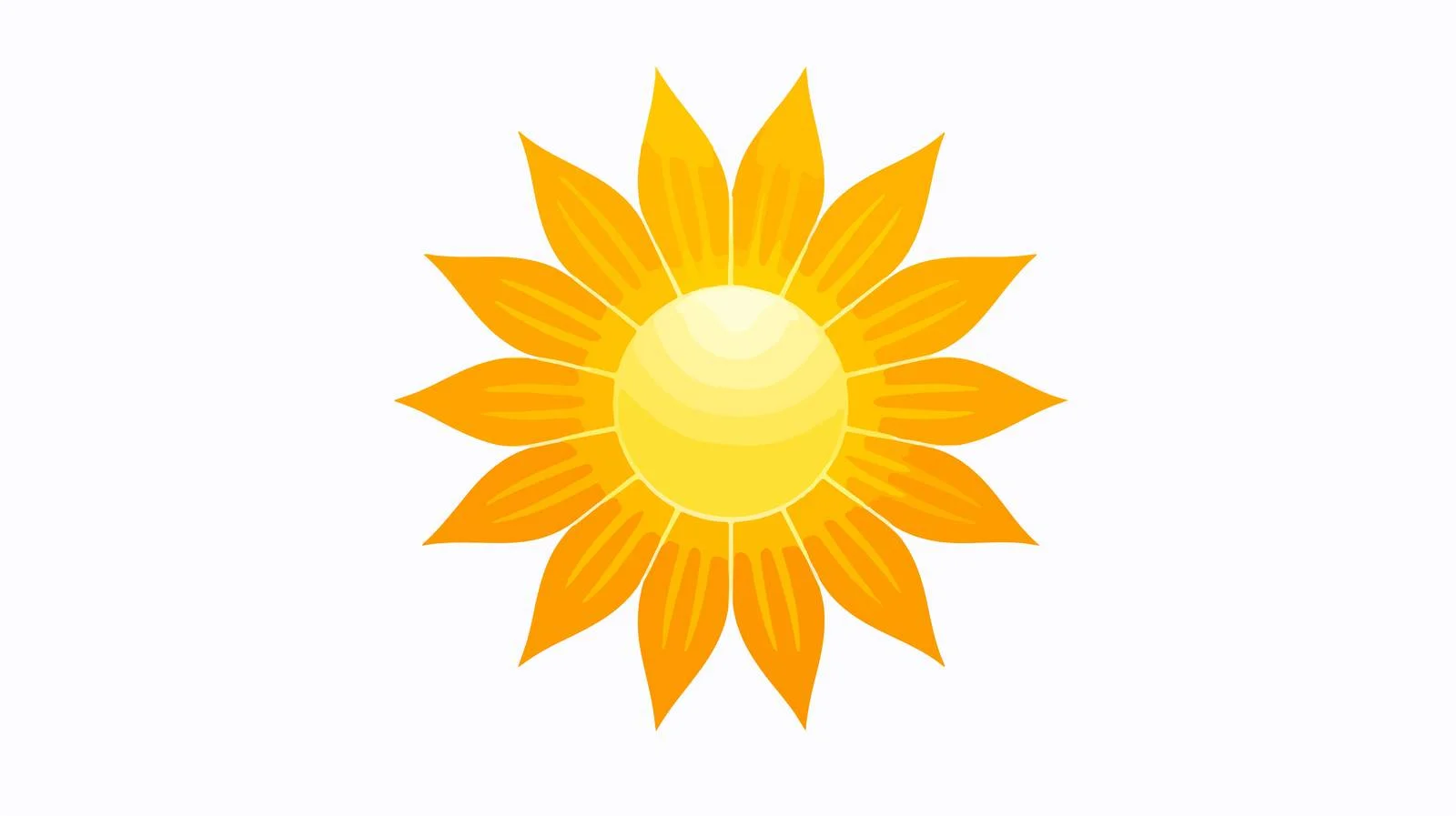 Sun Silhouette Icon Brightly Shining Image — free download from Dotvec