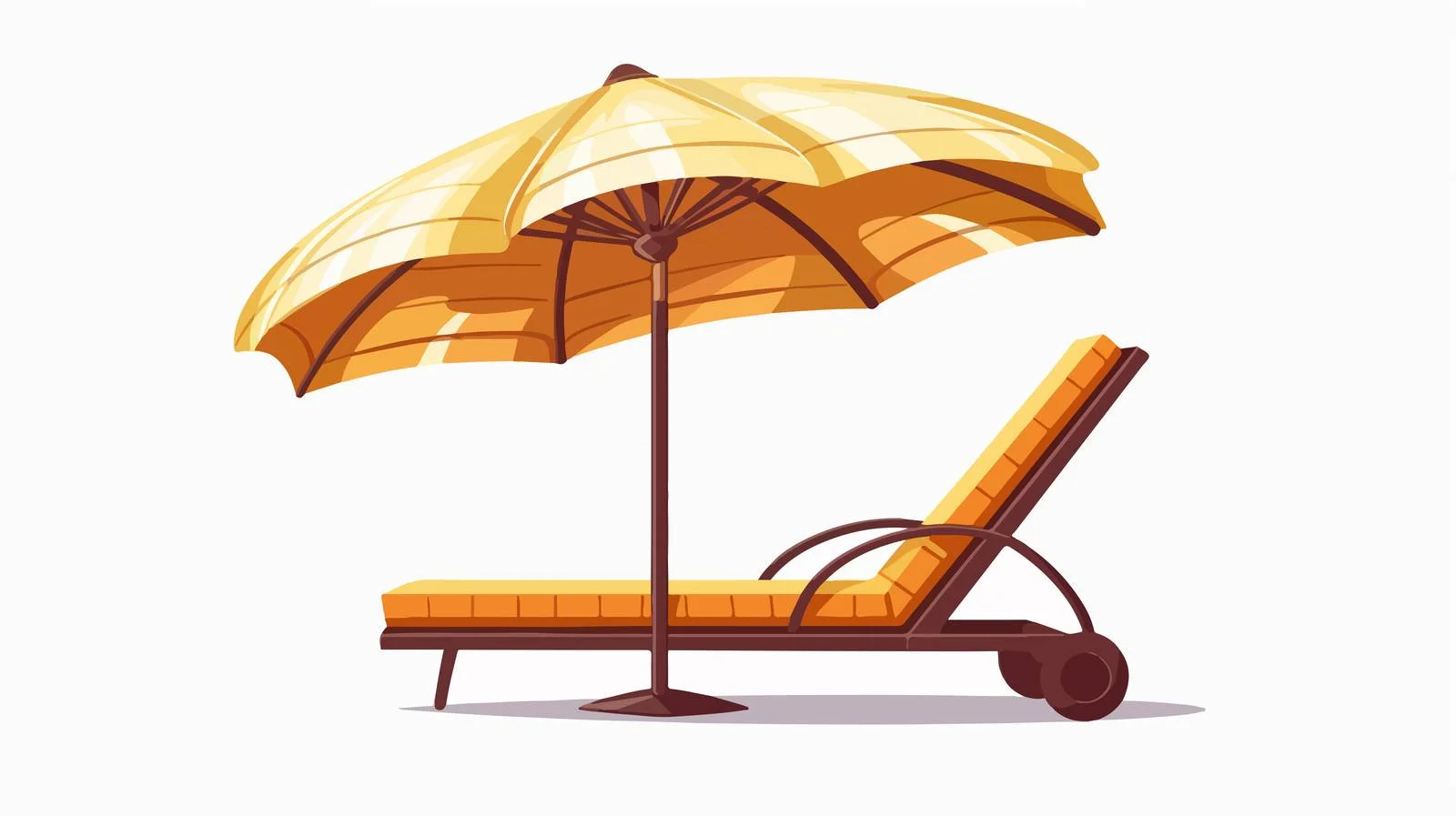Outdoor Furniture Set with Umbrella — free download from Dotvec