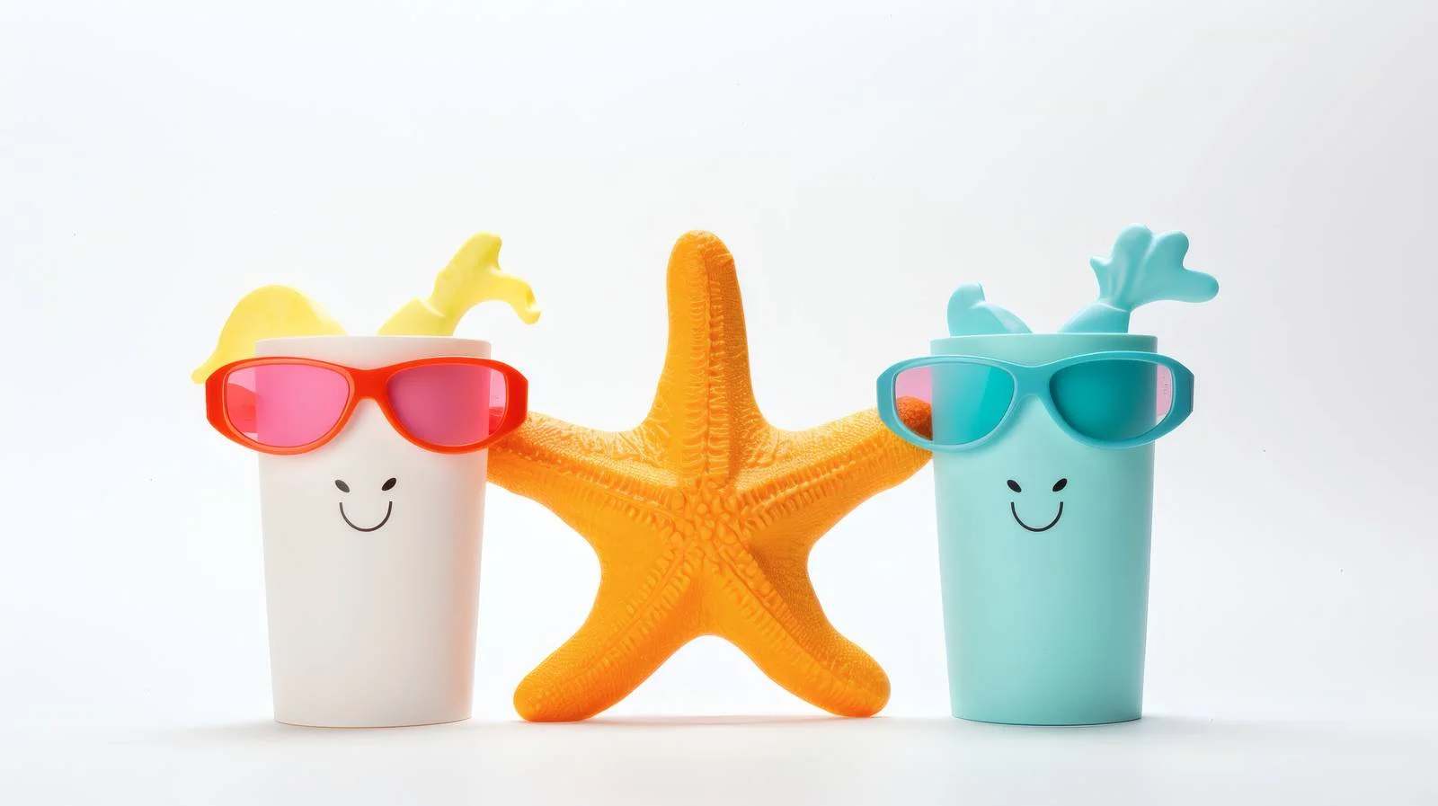 Summer Essentials Set on White Background — free download from Dotvec