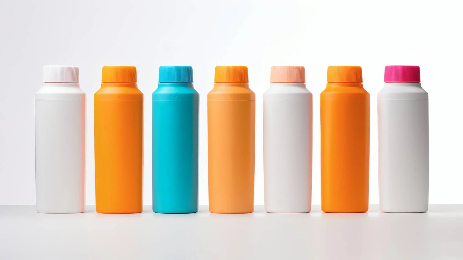 Sunblock SPF bottles on white background – free spf image from Dotvec