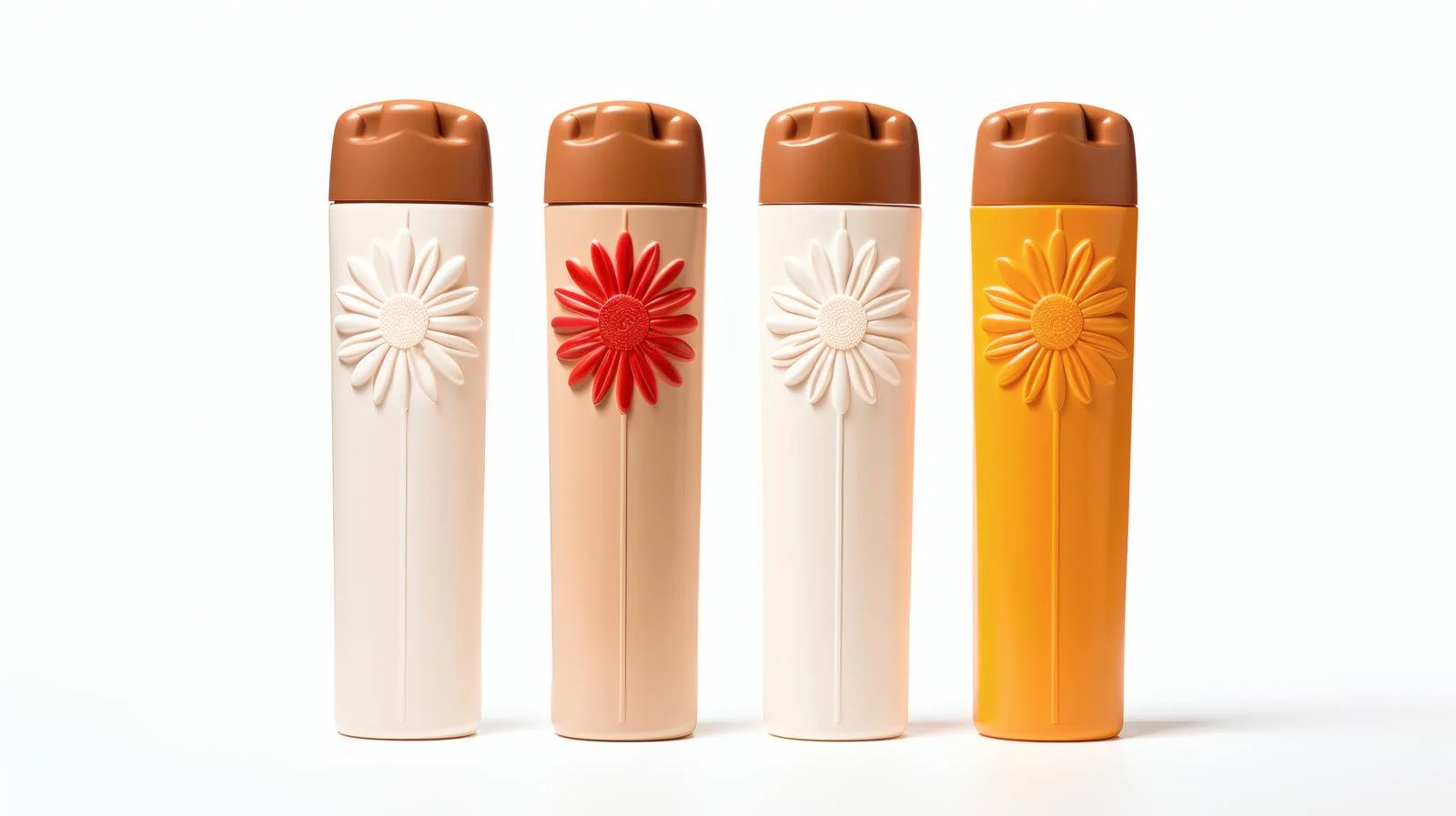 Sunblock Bottles on Clean White Background — free download from Dotvec