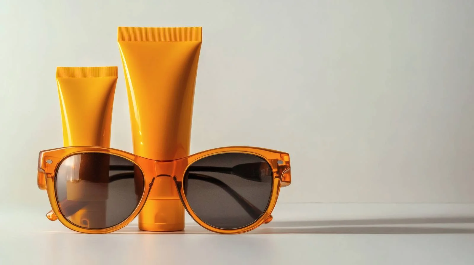 Sun Protection Essentials on White Background — free download from Dotvec