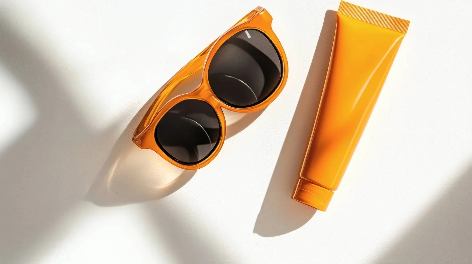 Sun Protection Products and Sunglasses on White — free download from Dotvec