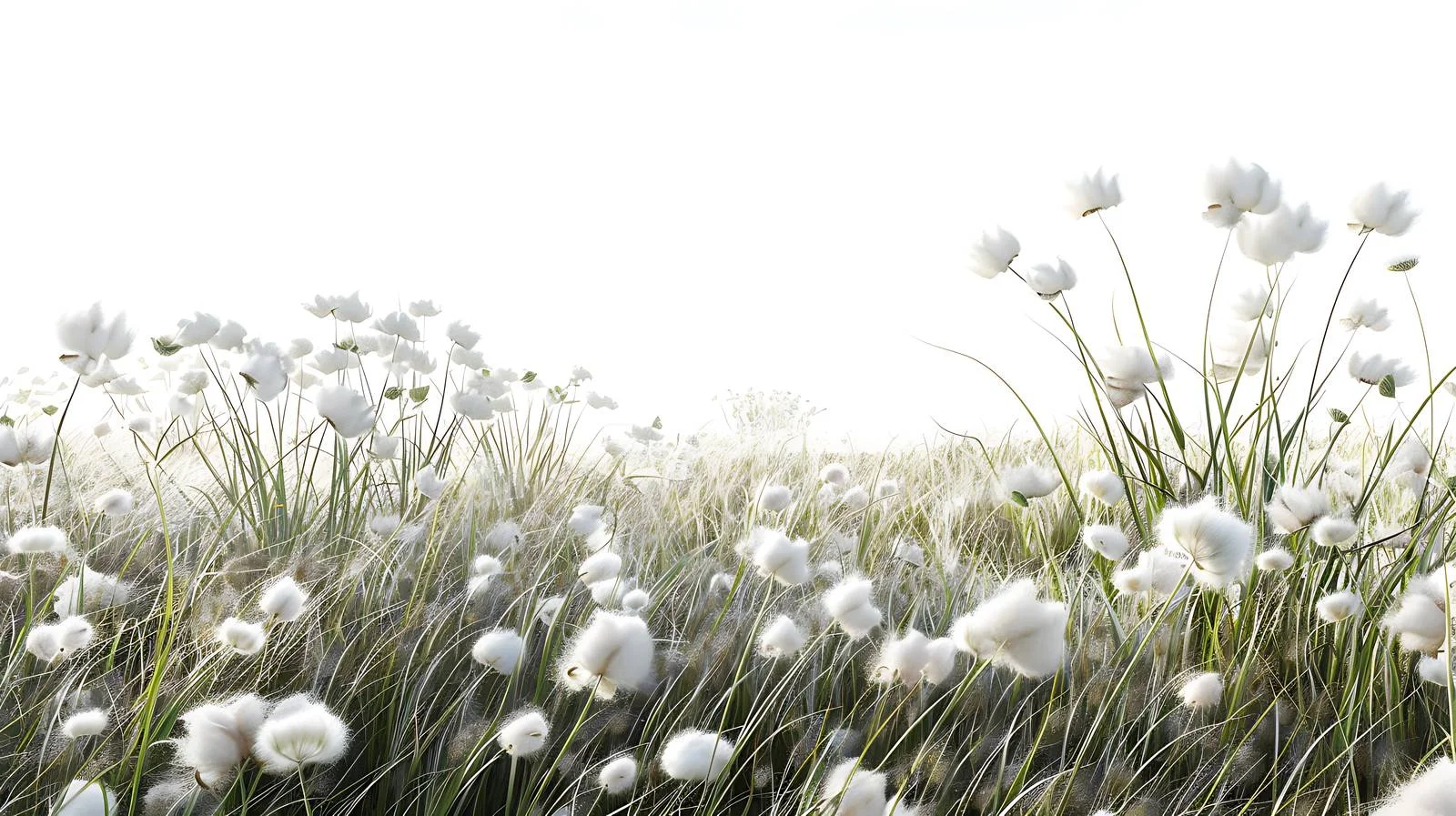 Tranquil Morning in Cottongrass Meadow — free download from Dotvec