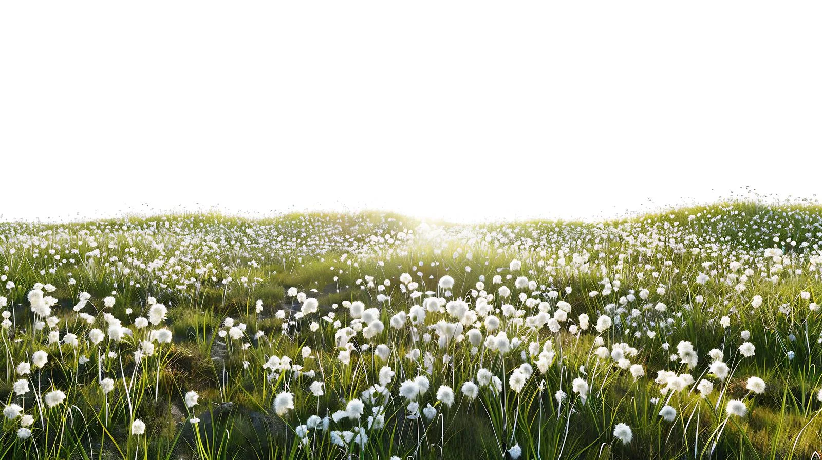 Tranquil Morning on Cottongrass-Laden Peatland — free download from Dotvec