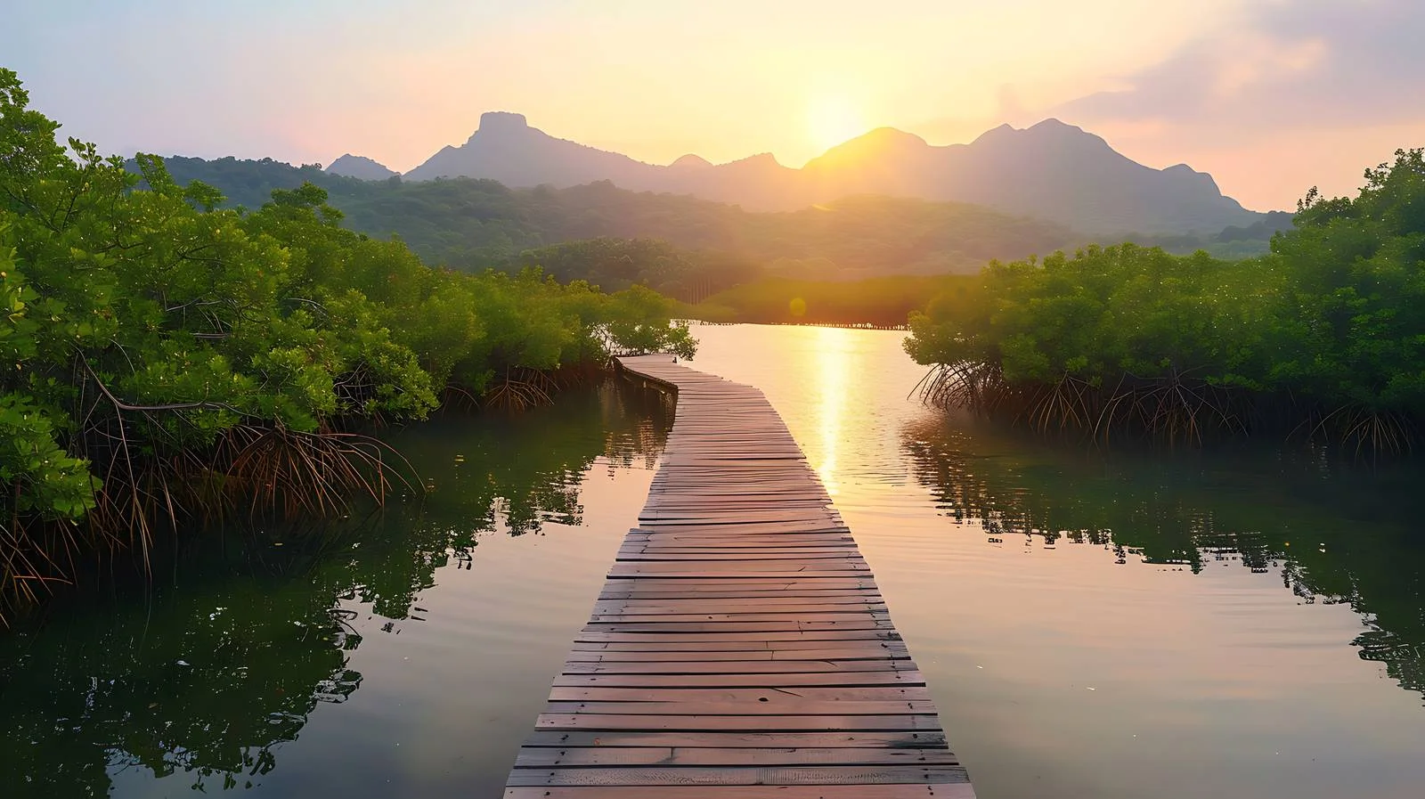 Tranquil Sunrise at Shuidong Bay Maomi — free download from Dotvec