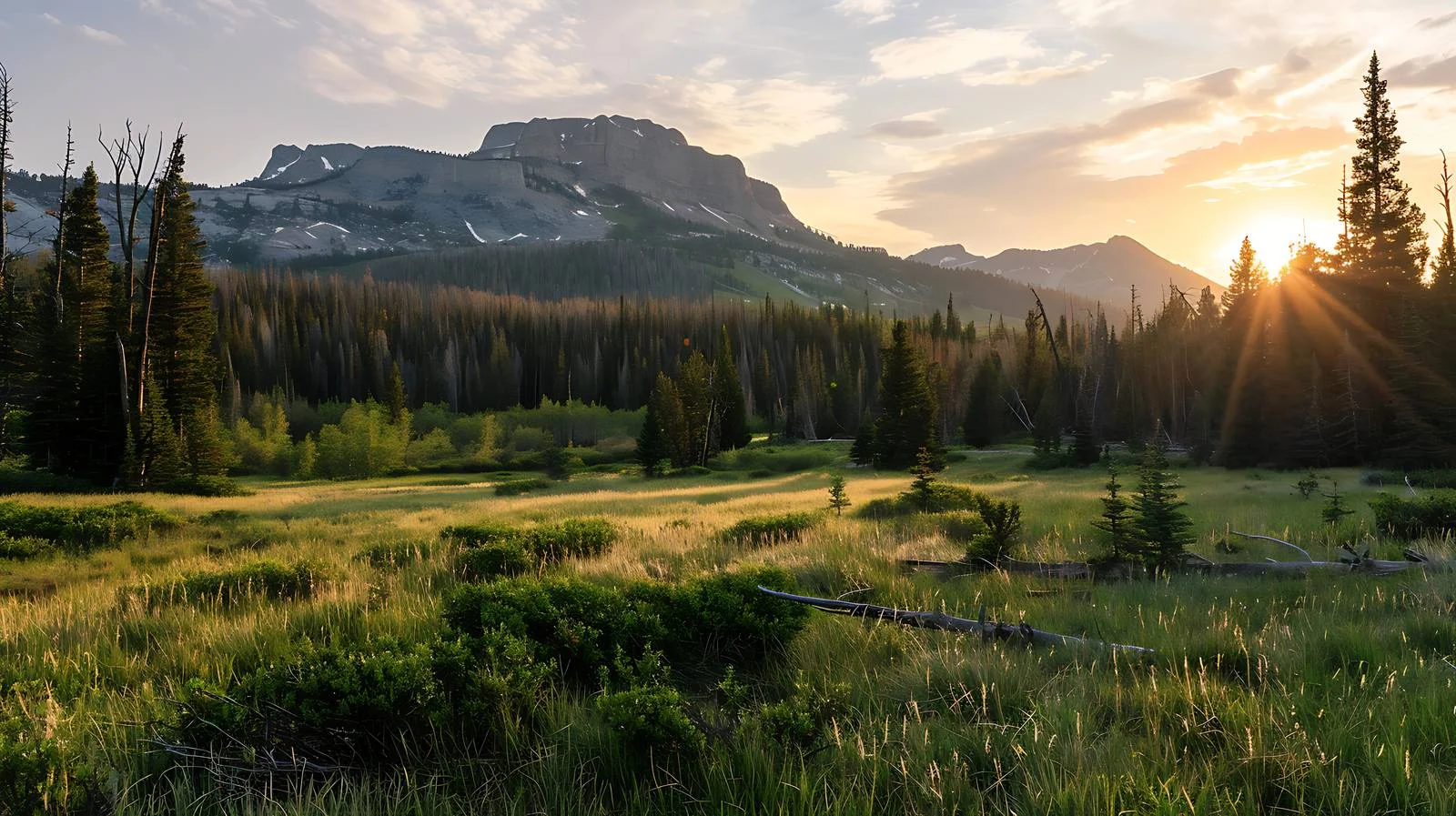 Majestic Sunrise at Ostler Peak — free download from Dotvec