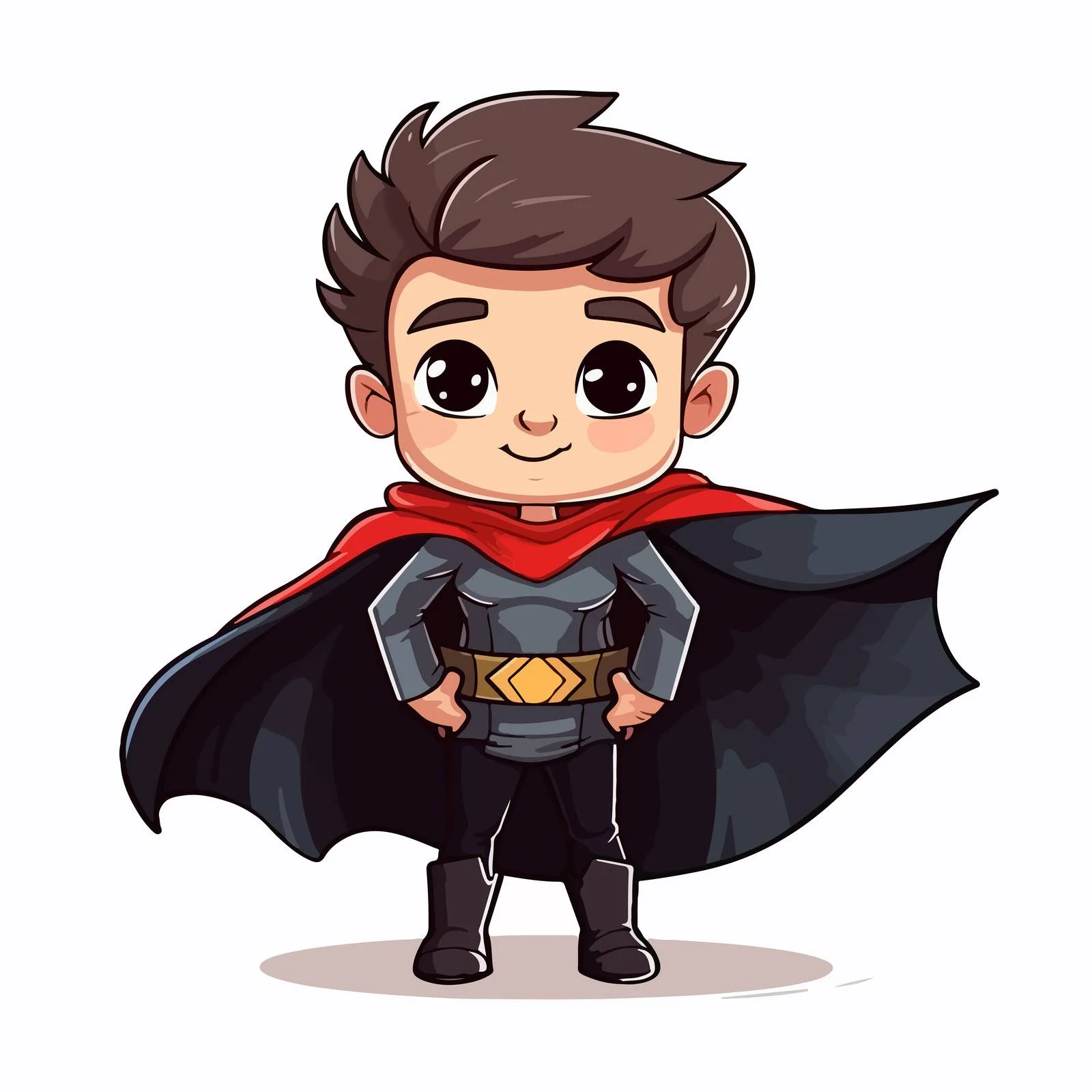 Young Superchild in Masked Bodysuit — free download from Dotvec