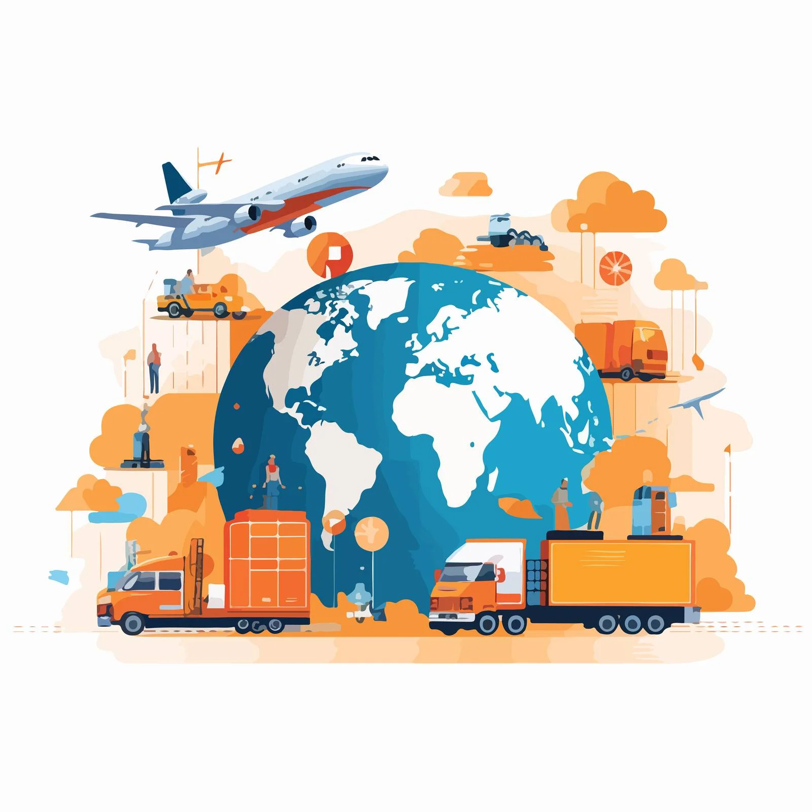 Efficient Global Supply Chain and Logistics Strategy — free download from Dotvec
