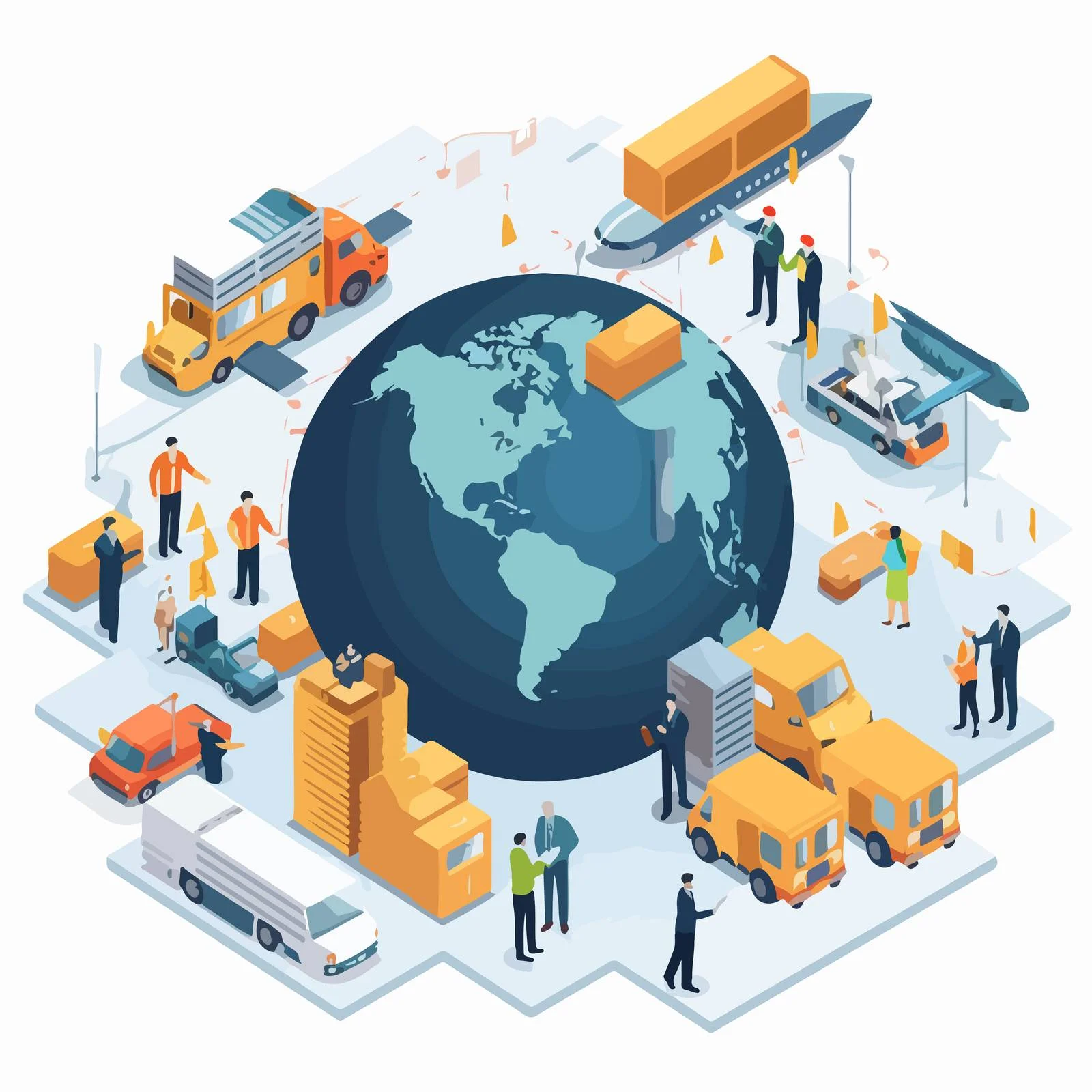 Global Logistics and Supply Chain Framework — free download from Dotvec