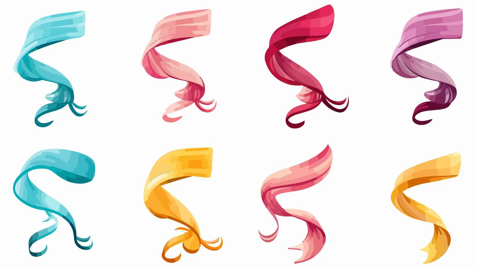 Decorative Retro Ribbons for Product Labels — free download from Dotvec