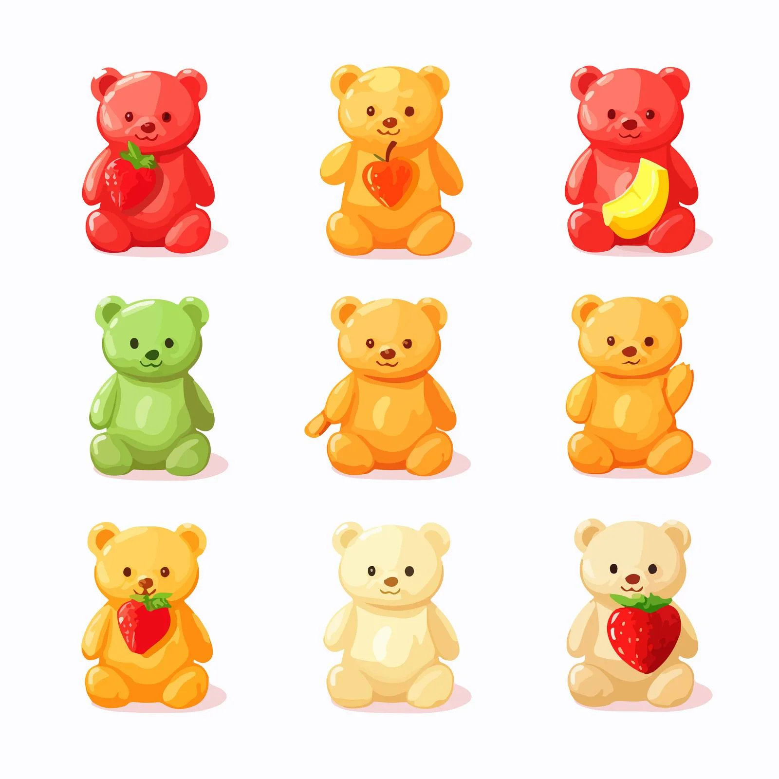Assorted Gummy Treats and Fruit Gel — free download from Dotvec
