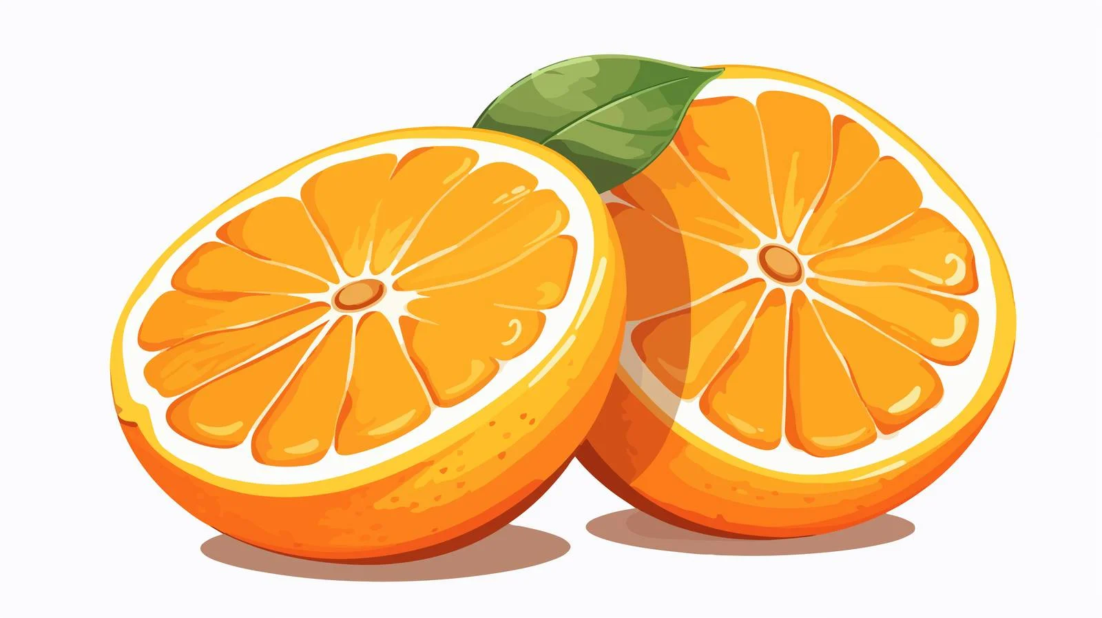 Fresh Sliced Orange Fruit — free download from Dotvec