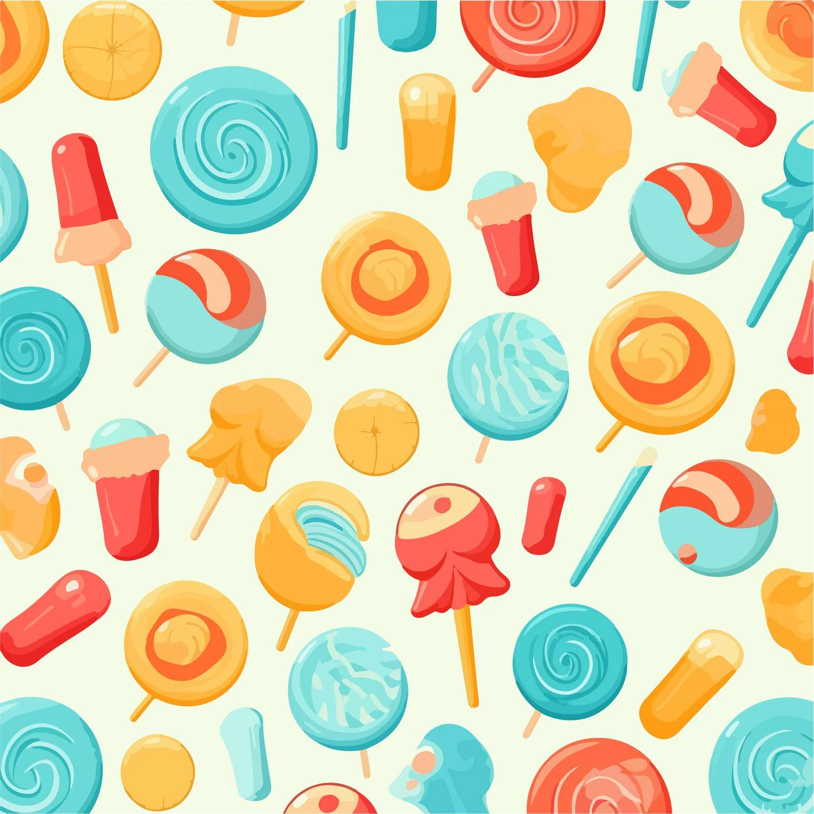 Candy Theme Seamless Pattern Background Design — free download from Dotvec