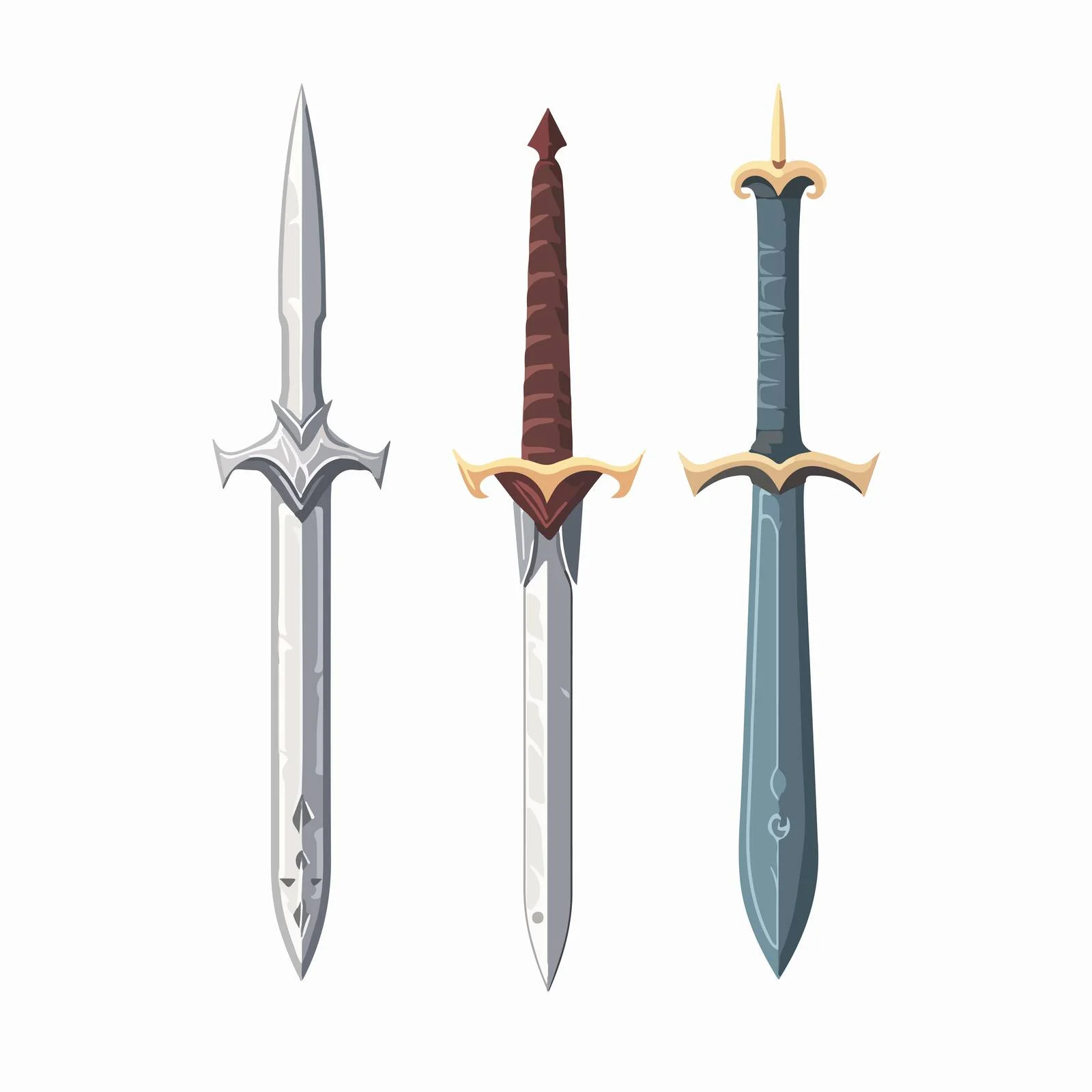 Authentic Medieval Sword with Sharp Blade — free download from Dotvec