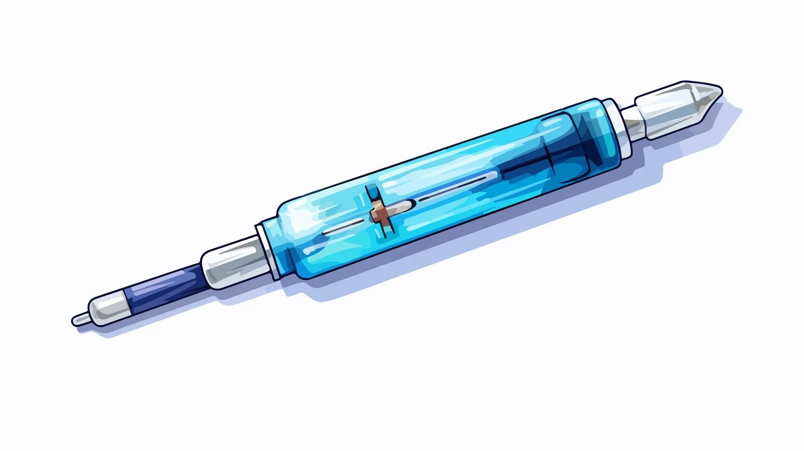 Medical Syringe Icon Usage — free download from Dotvec