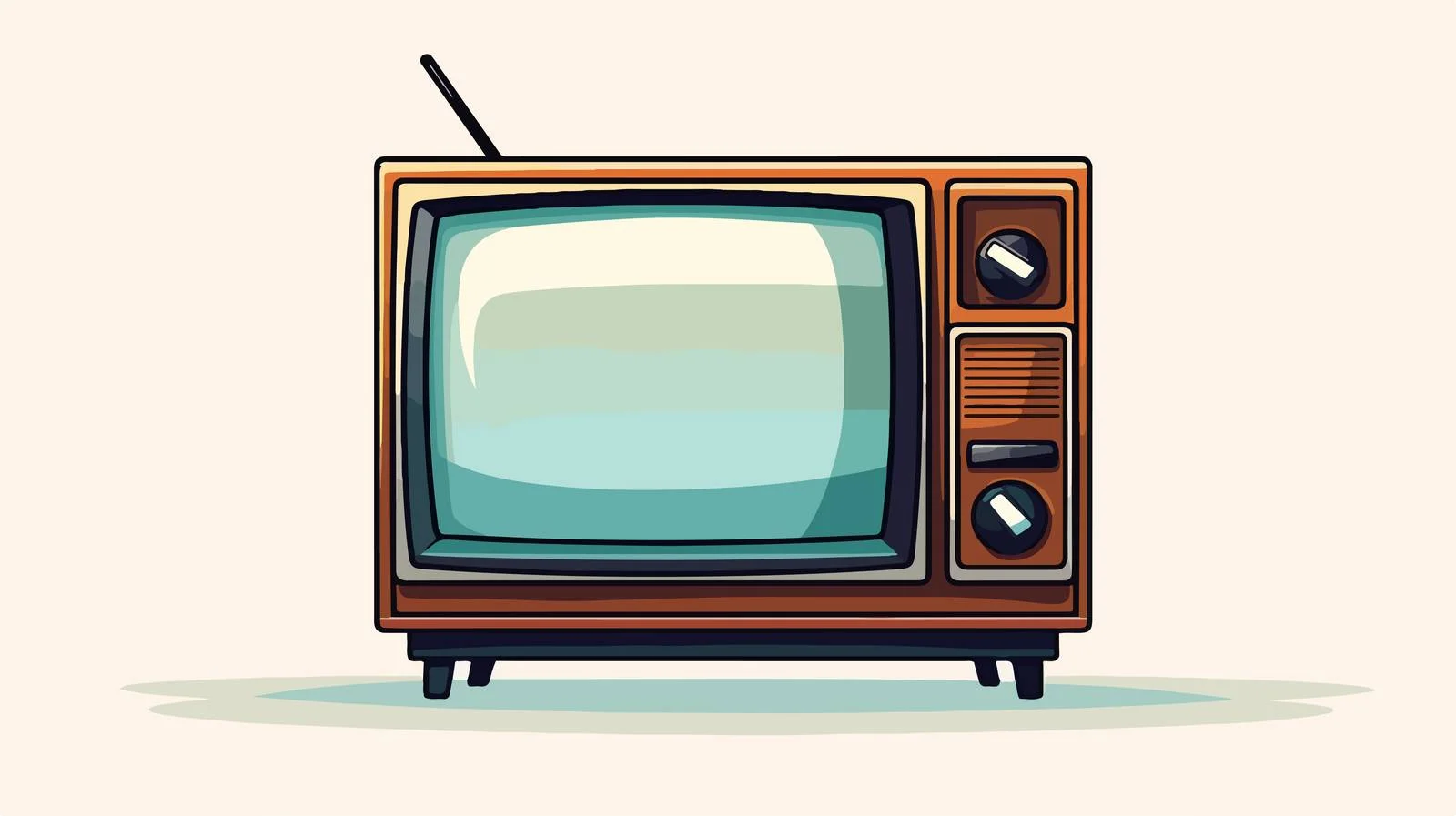 TV Cartoon Vector Illustration — free download from Dotvec